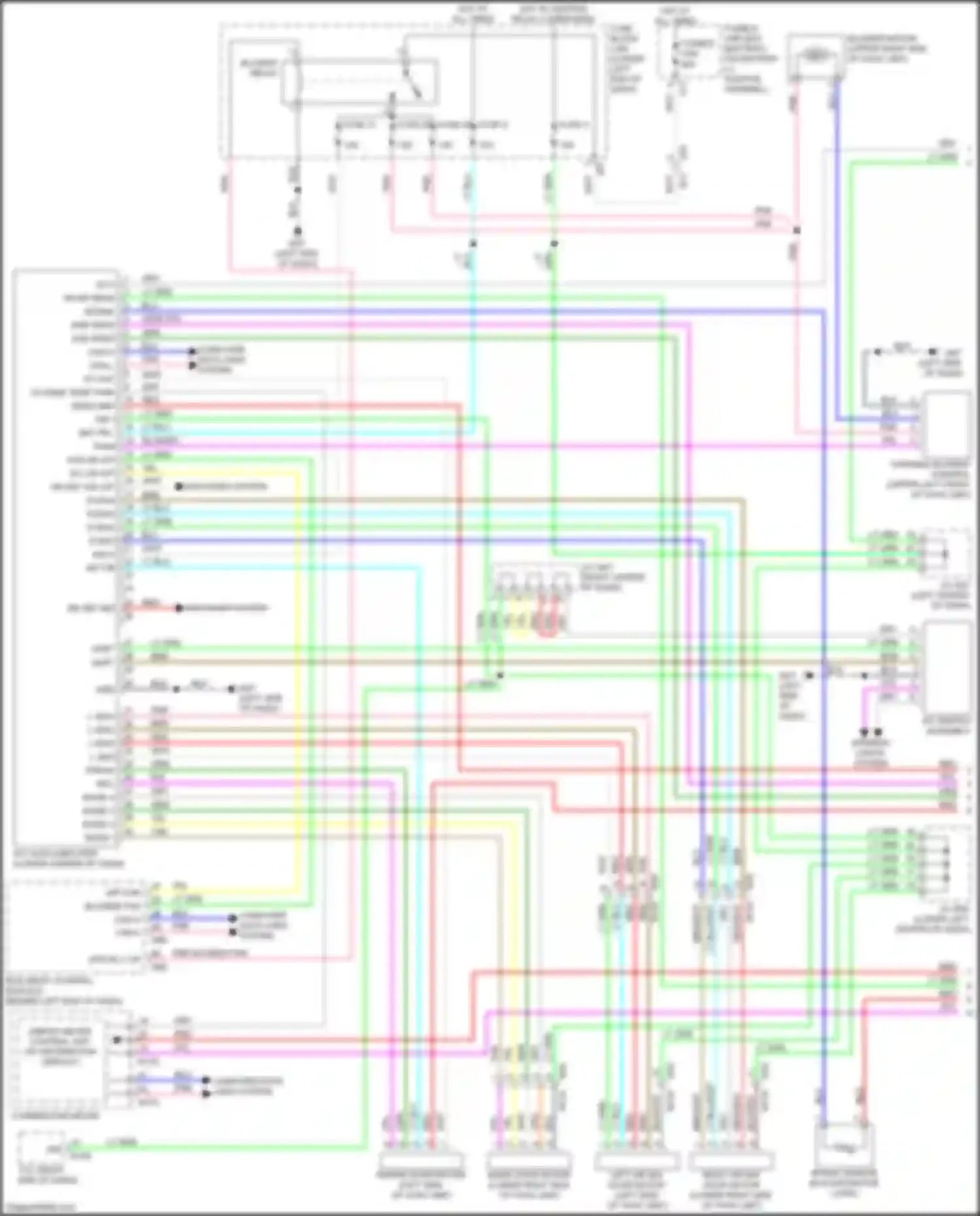 Wiring diagram defogger system for Nissan Sentra B17 facelift (2015-2019) (1 of 7)