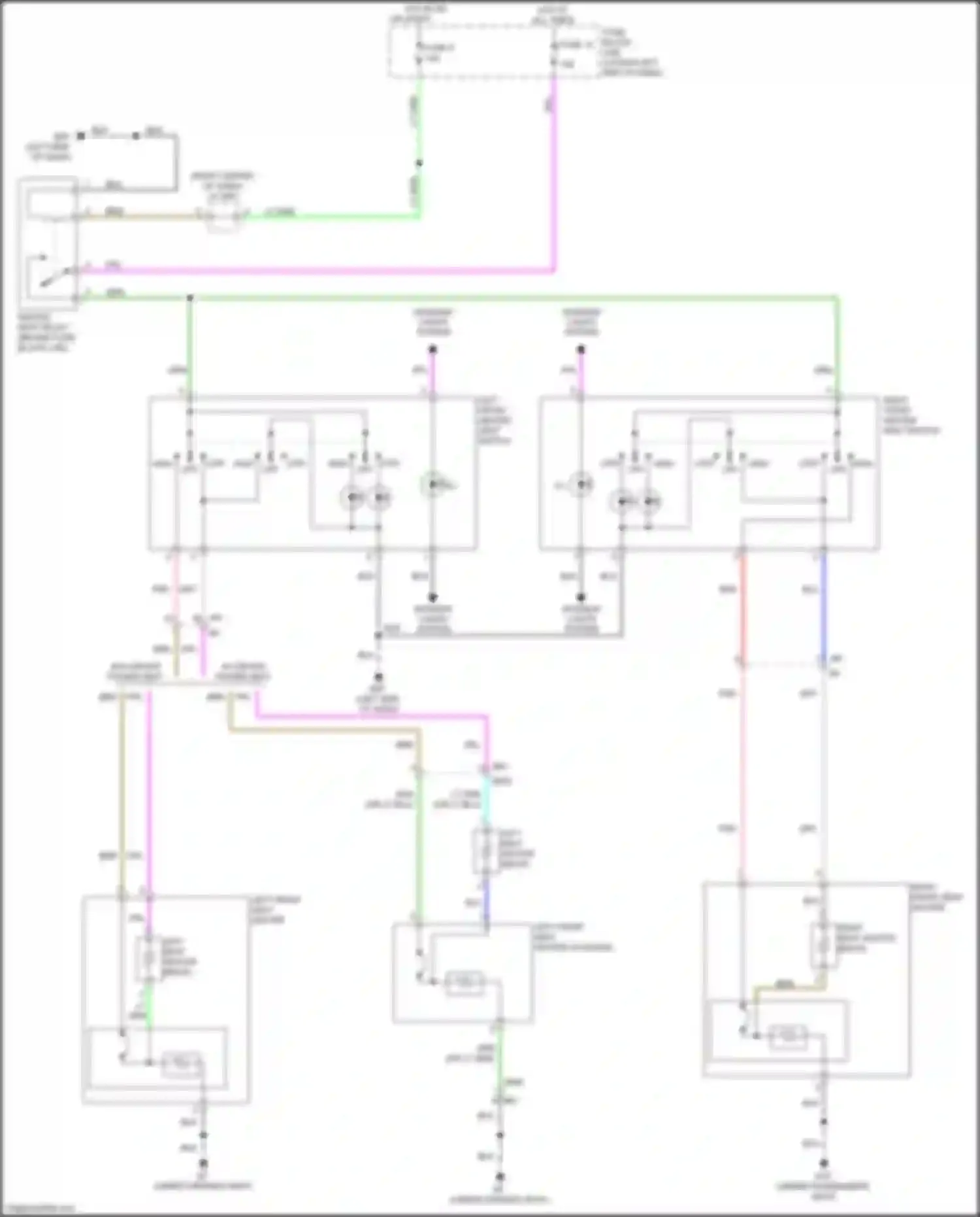 Wiring diagram fuse 5 for Nissan Sentra B17 facelift (2015-2019) (18 of 22)