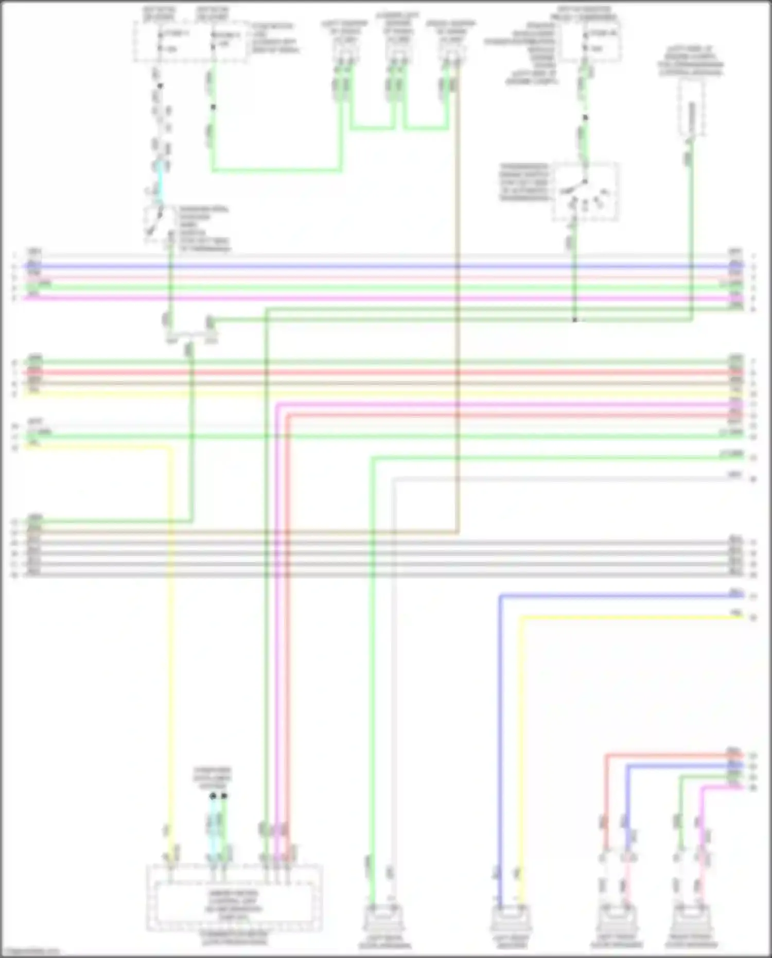 Wiring diagram hot in on or start for Nissan Sentra B17 facelift (2015-2019) (7 of 30)