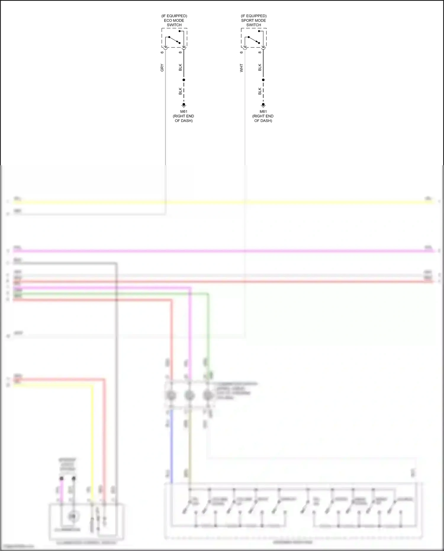 Wiring diagram menu down for Nissan Sentra B17 facelift (2015-2019) (1 of 6)