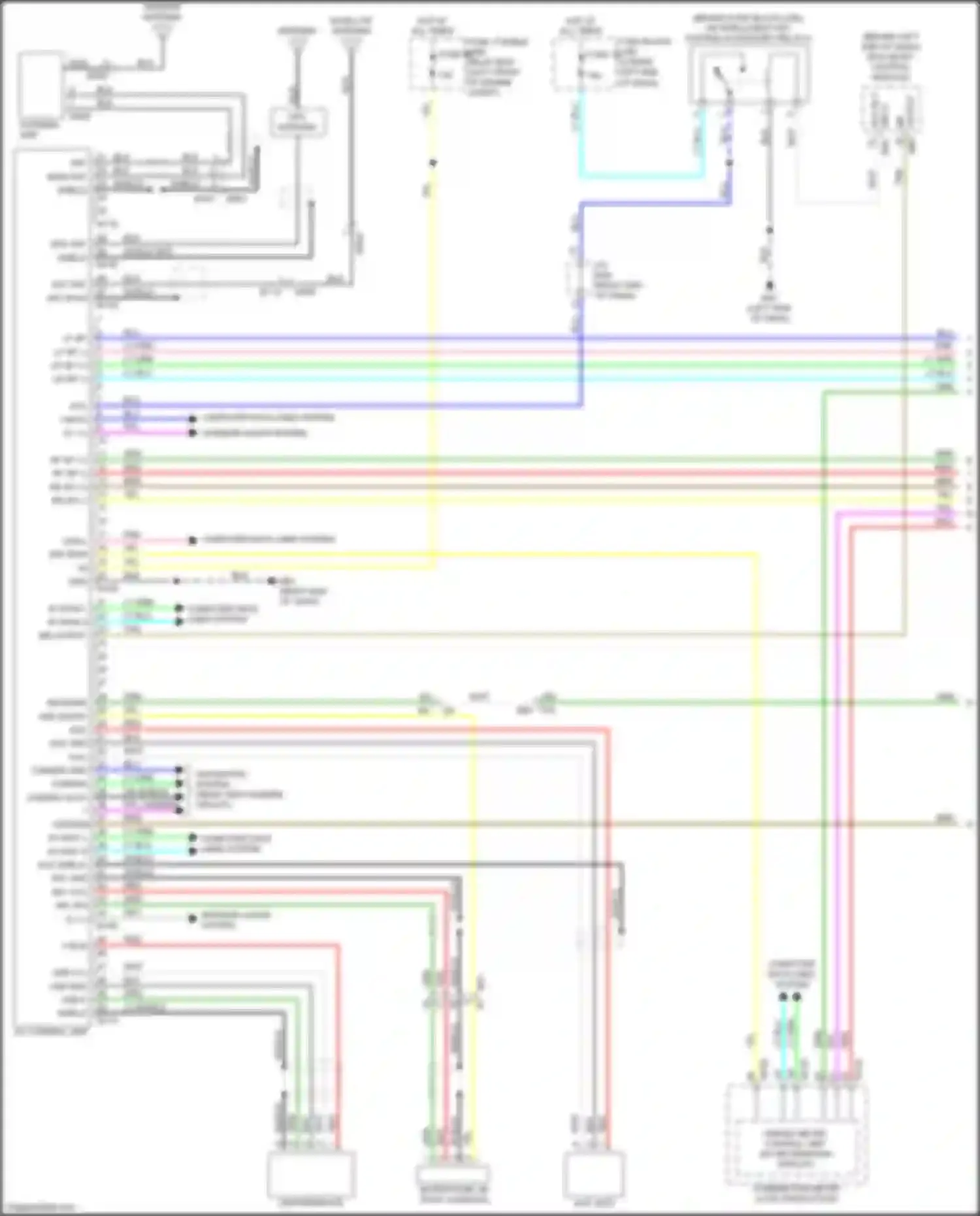 Wiring diagram pnk can-l for Nissan Sentra B17 facelift (2015-2019) (7 of 10)