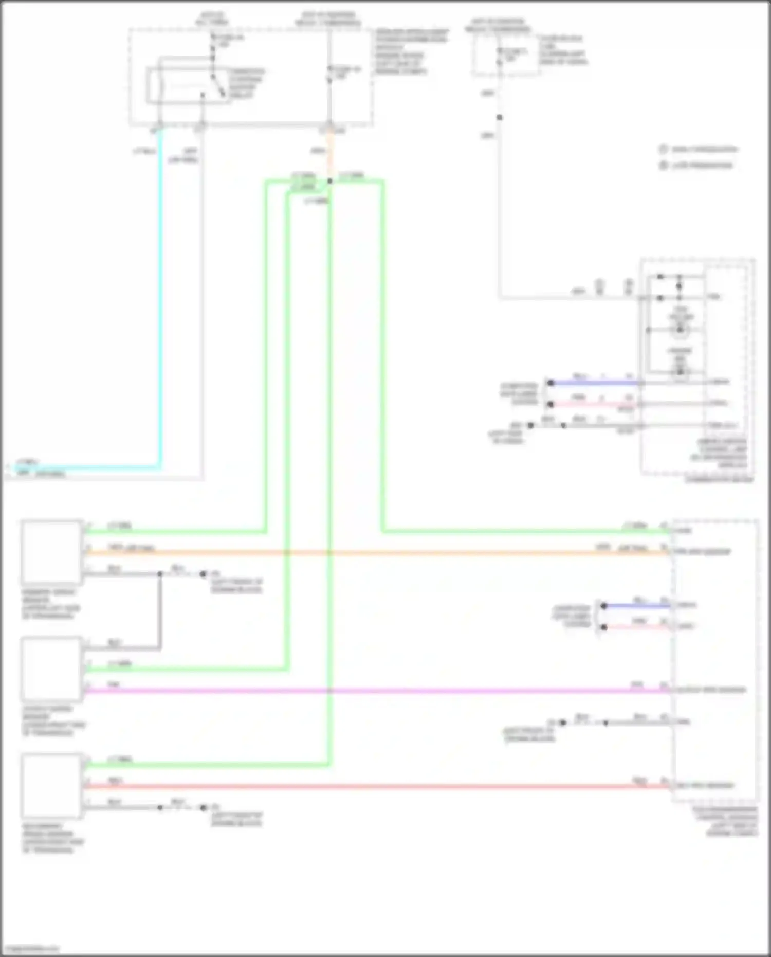 Wiring diagram primary speed sensor for Nissan Sentra B17 facelift (2015-2019) (3 of 3)