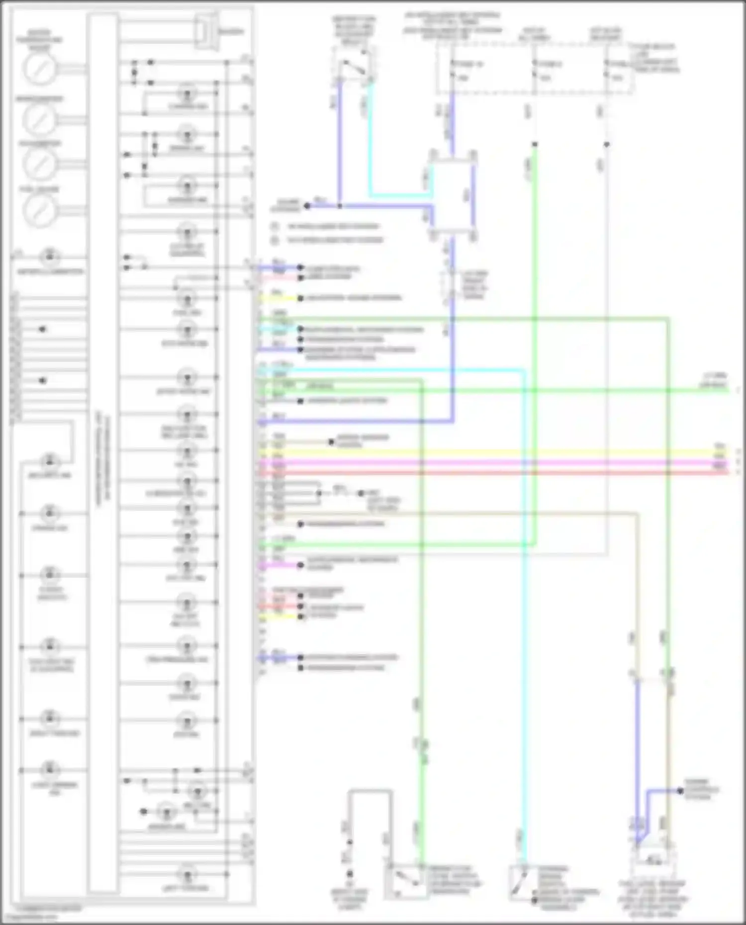 Wiring diagram starting/charging system for Nissan Sentra B17 facelift (2015-2019) (2 of 3)