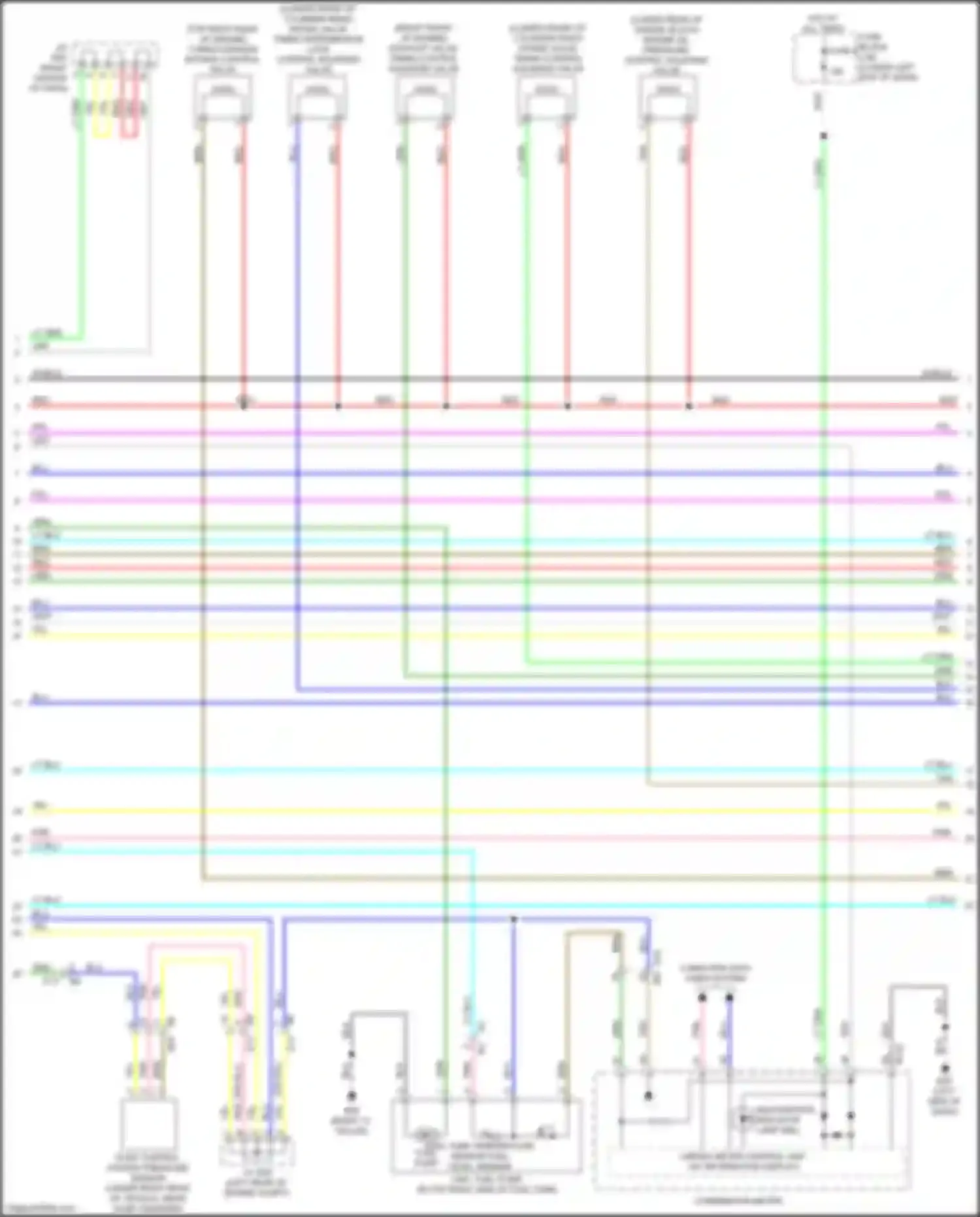 Wiring diagram turbocharger bypass control valve for Nissan Sentra B17 facelift (2015-2019) (1 of 1)