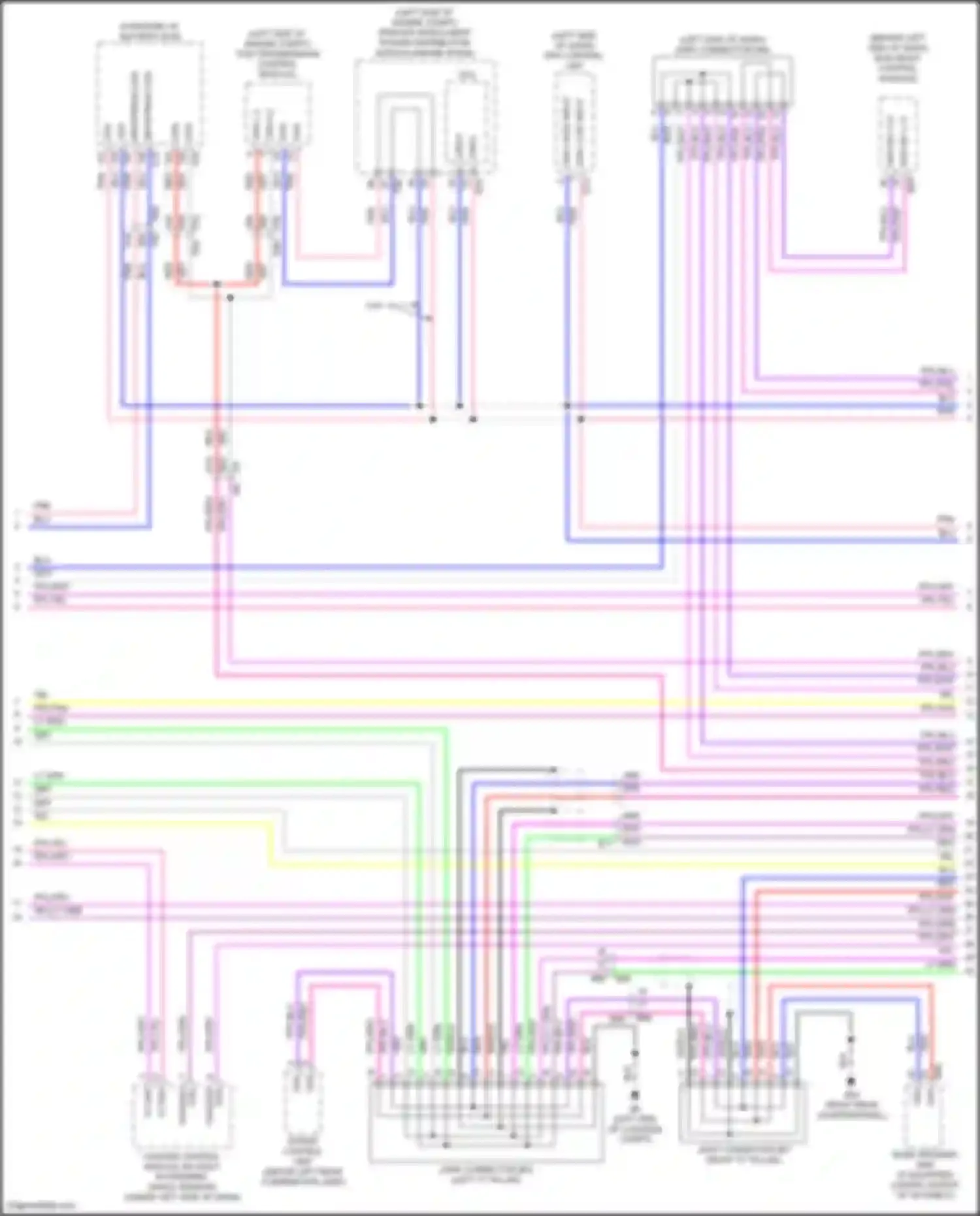 Sentra Nissan B18 (2019-2024): Computer data lines circuit (2 of 3)