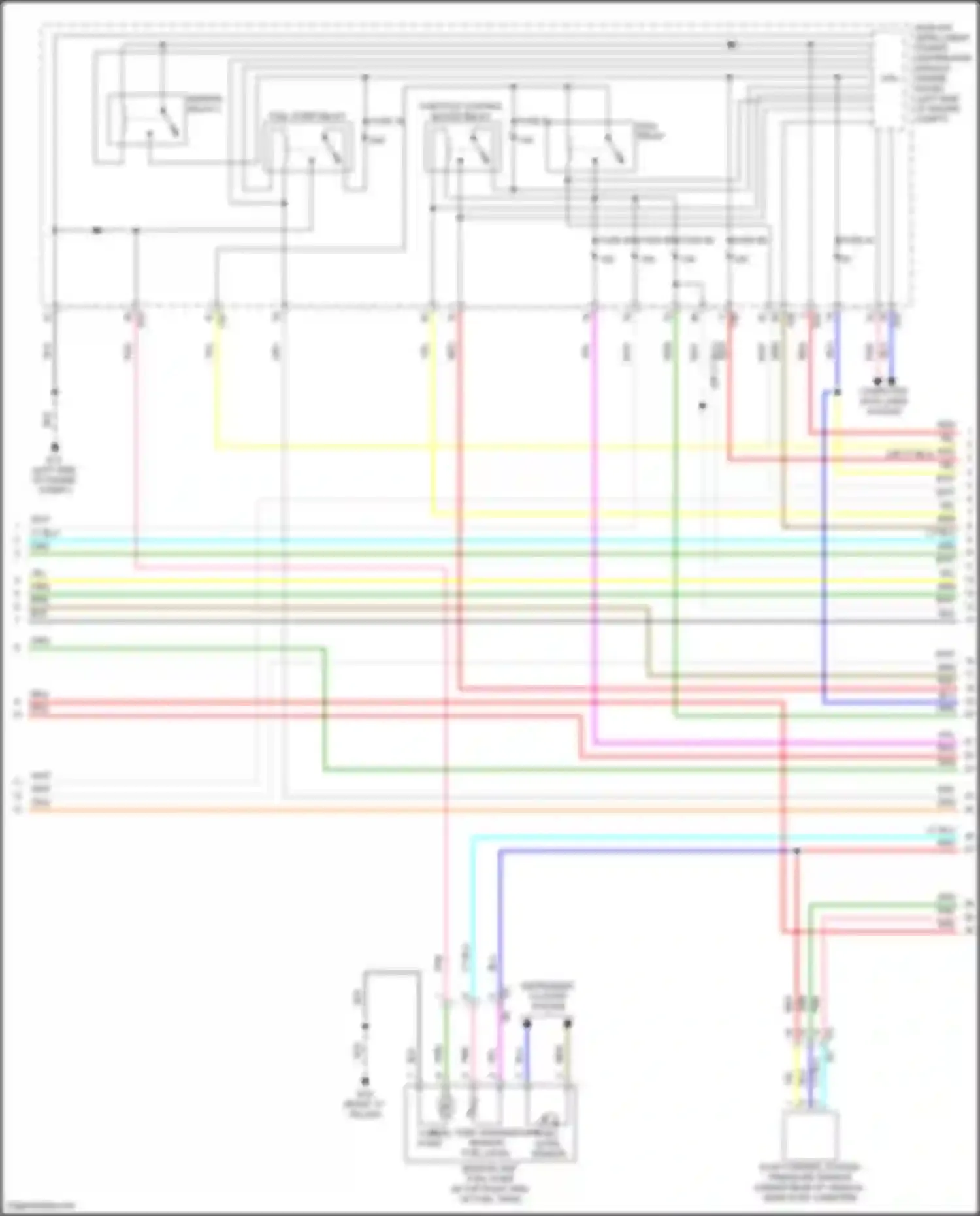 Sentra Nissan B18 (2019-2024): Wiring diagram engine performance 2.0l (4 of 10)