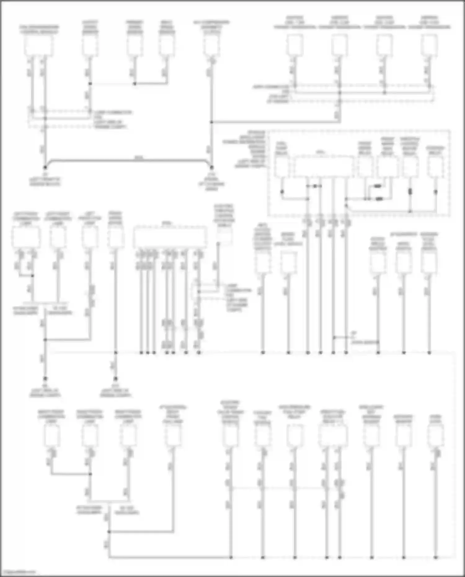 Sentra Nissan B18 (2019-2024): Ground distribution circuit (2 of 4)
