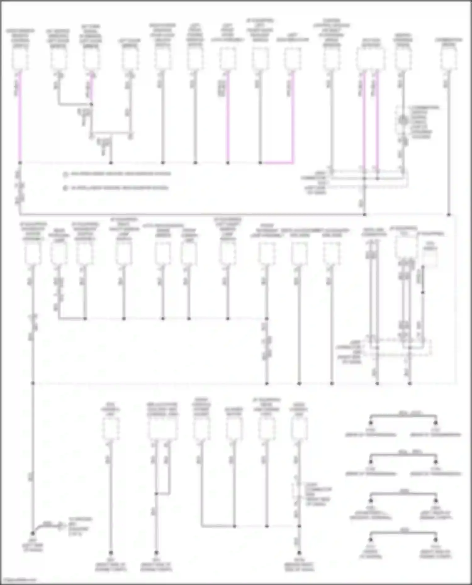 Sentra Nissan B18 (2019-2024): Ground distribution circuit (3 of 4)