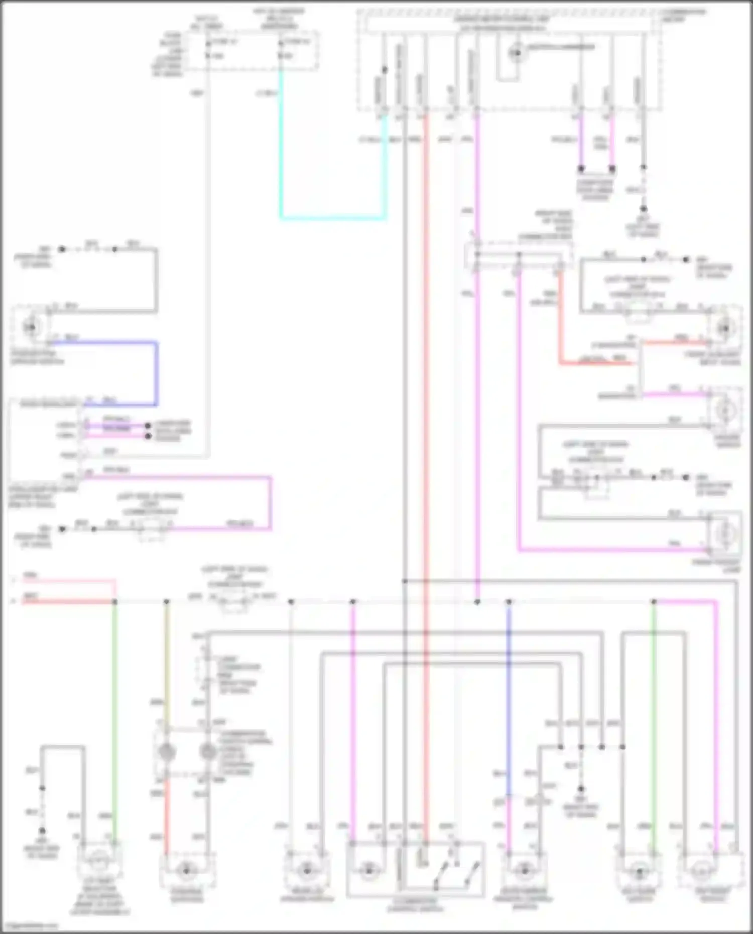 Sentra Nissan B18 (2019-2024): Instrument illumination circuit (2 of 2)