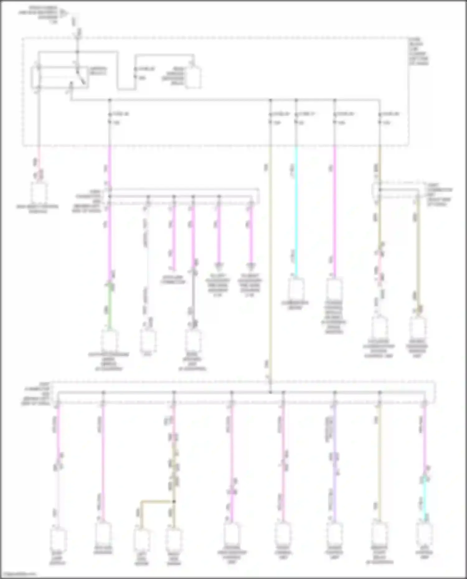 Sentra Nissan B18 (2019-2024): Power distribution circuit (3 of 7)