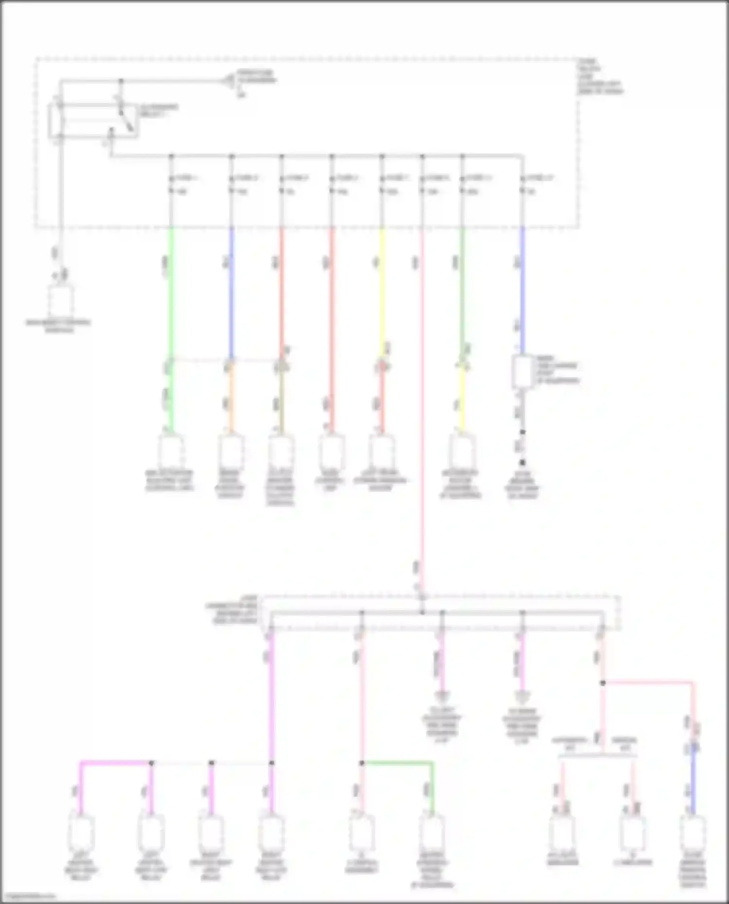 Sentra Nissan B18 (2019-2024): Power distribution circuit (4 of 7)