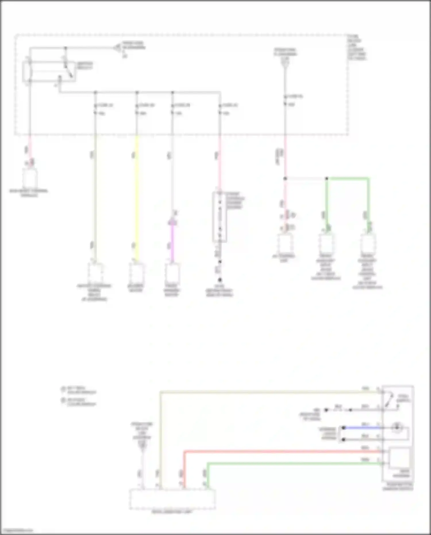 Sentra Nissan B18 (2019-2024): Power distribution circuit (6 of 7)