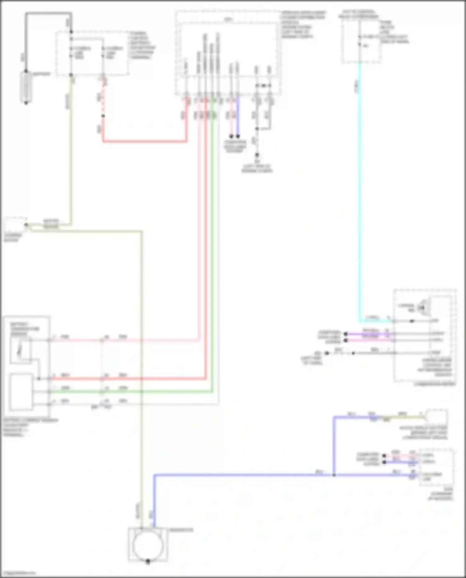 Sentra Nissan B18 (2019-2024): Charging circuit
