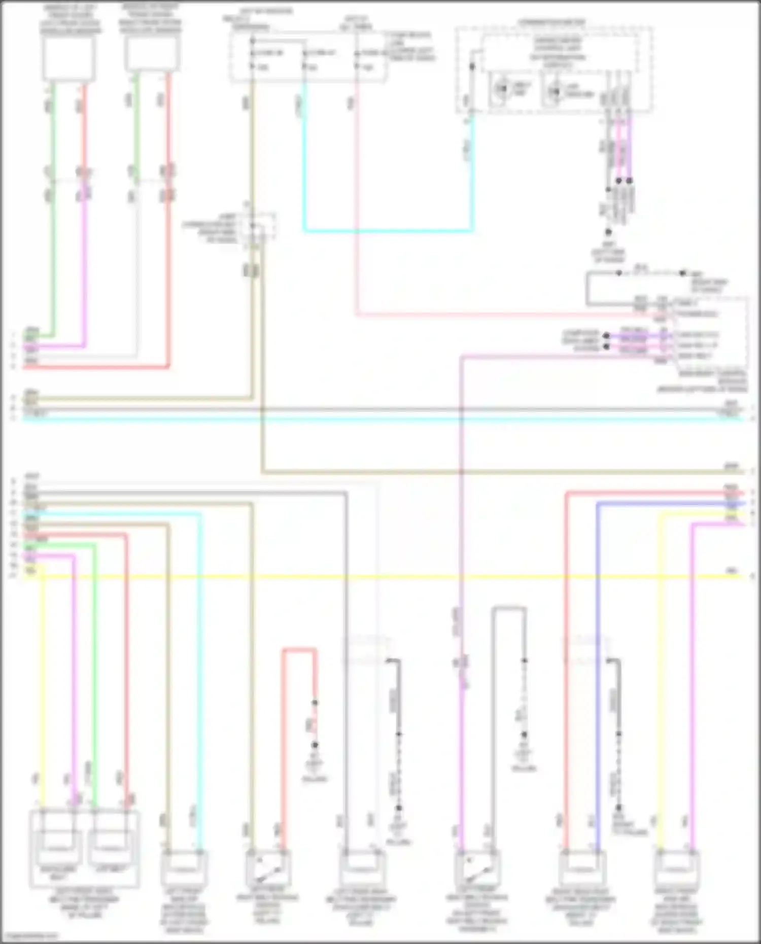 Sentra Nissan B18 (2019-2024): Supplemental restraints circuit (2 of 3)