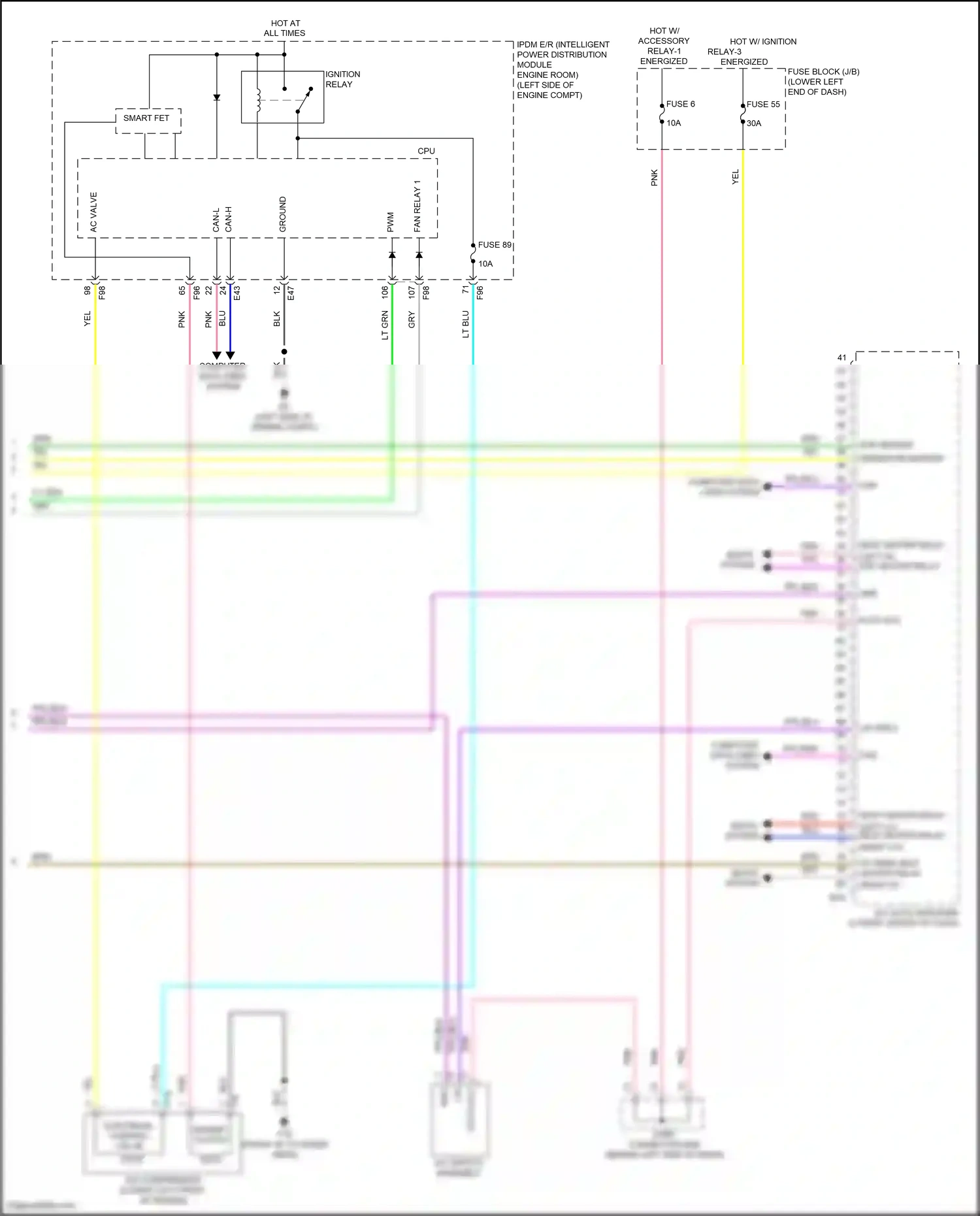 Wiring diagram computer data lines system for Nissan Sentra B18 (2019-2024) (33 of 72)
