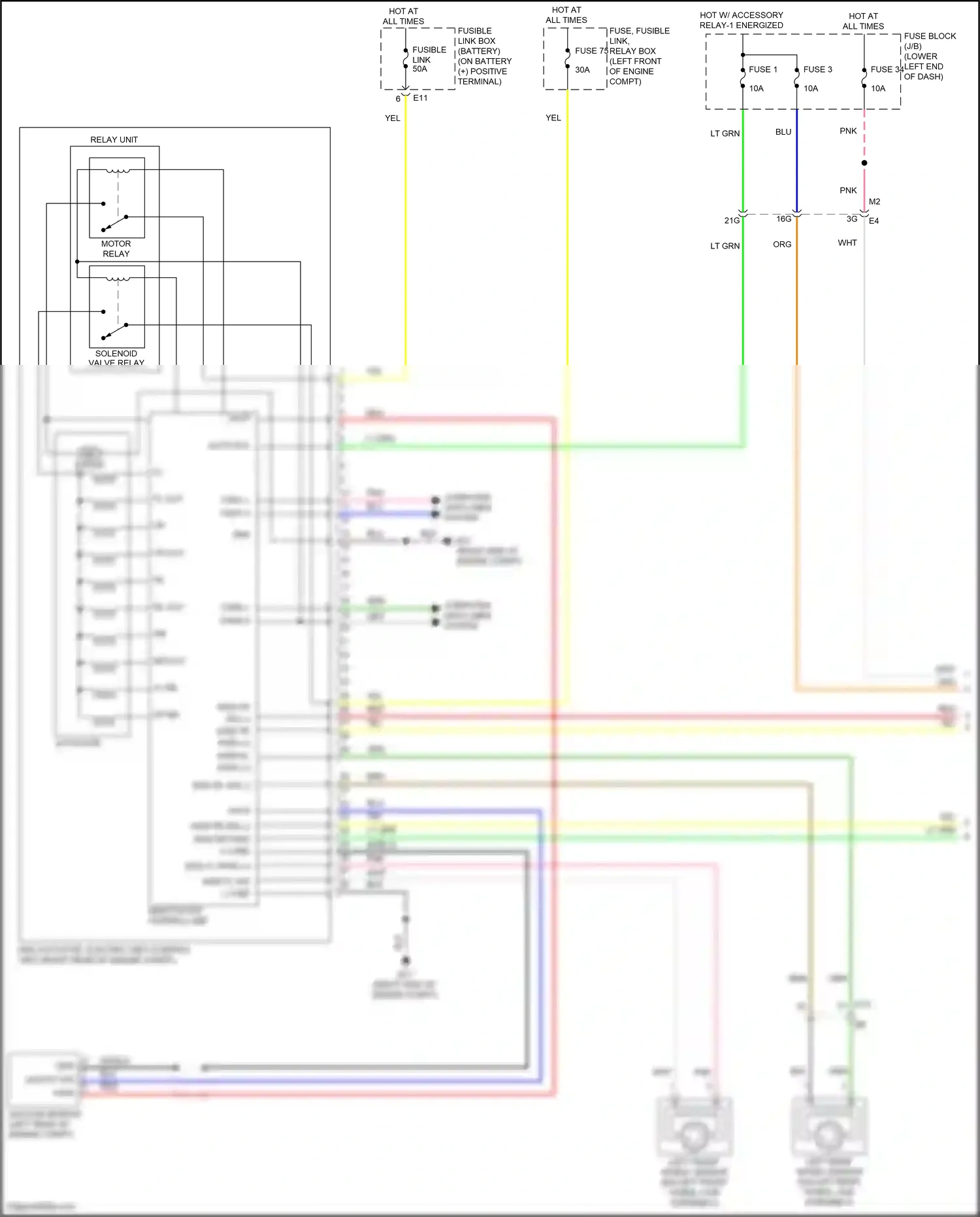 Wiring diagram computer data lines system for Nissan Sentra B18 (2019-2024) (62 of 72)