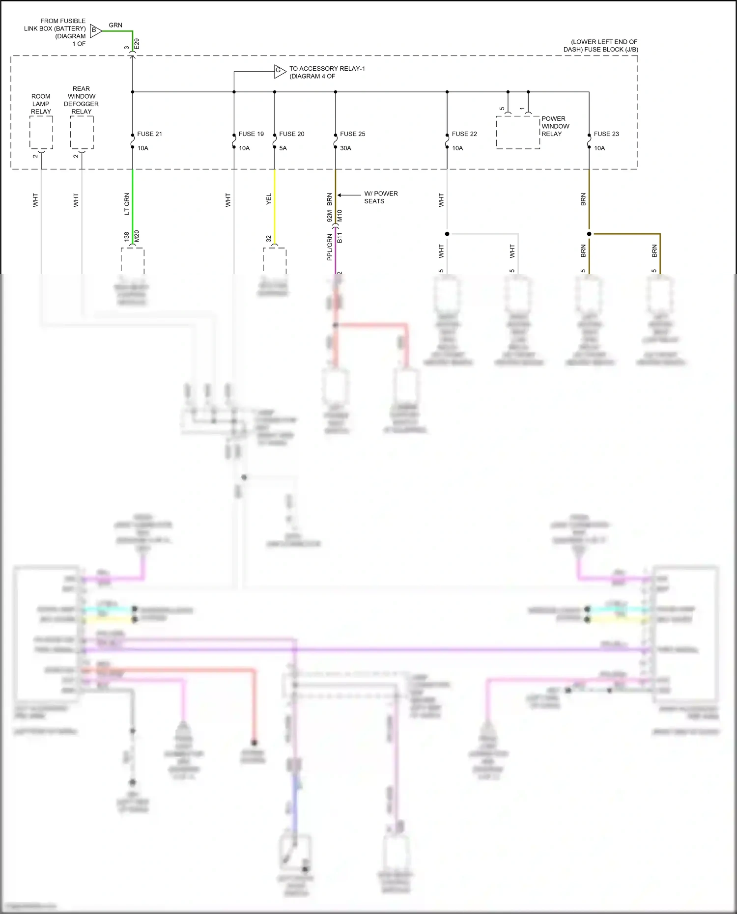 Wiring diagram data link connector for Nissan Sentra B18 (2019-2024) (3 of 4)