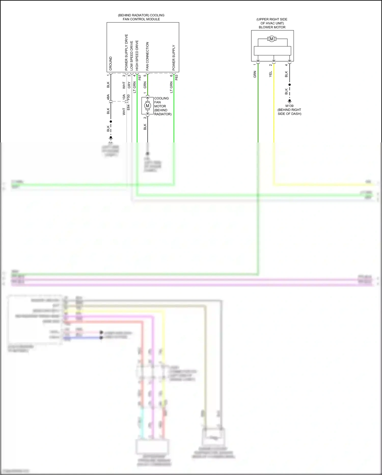 Wiring diagram engine coolant temperature sensor for Nissan Sentra B18 (2019-2024) (1 of 4)