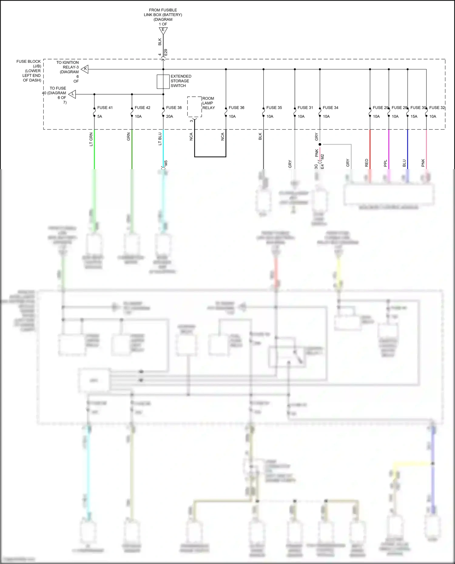 Wiring diagram output speed sensor for Nissan Sentra B18 (2019-2024) (3 of 3)
