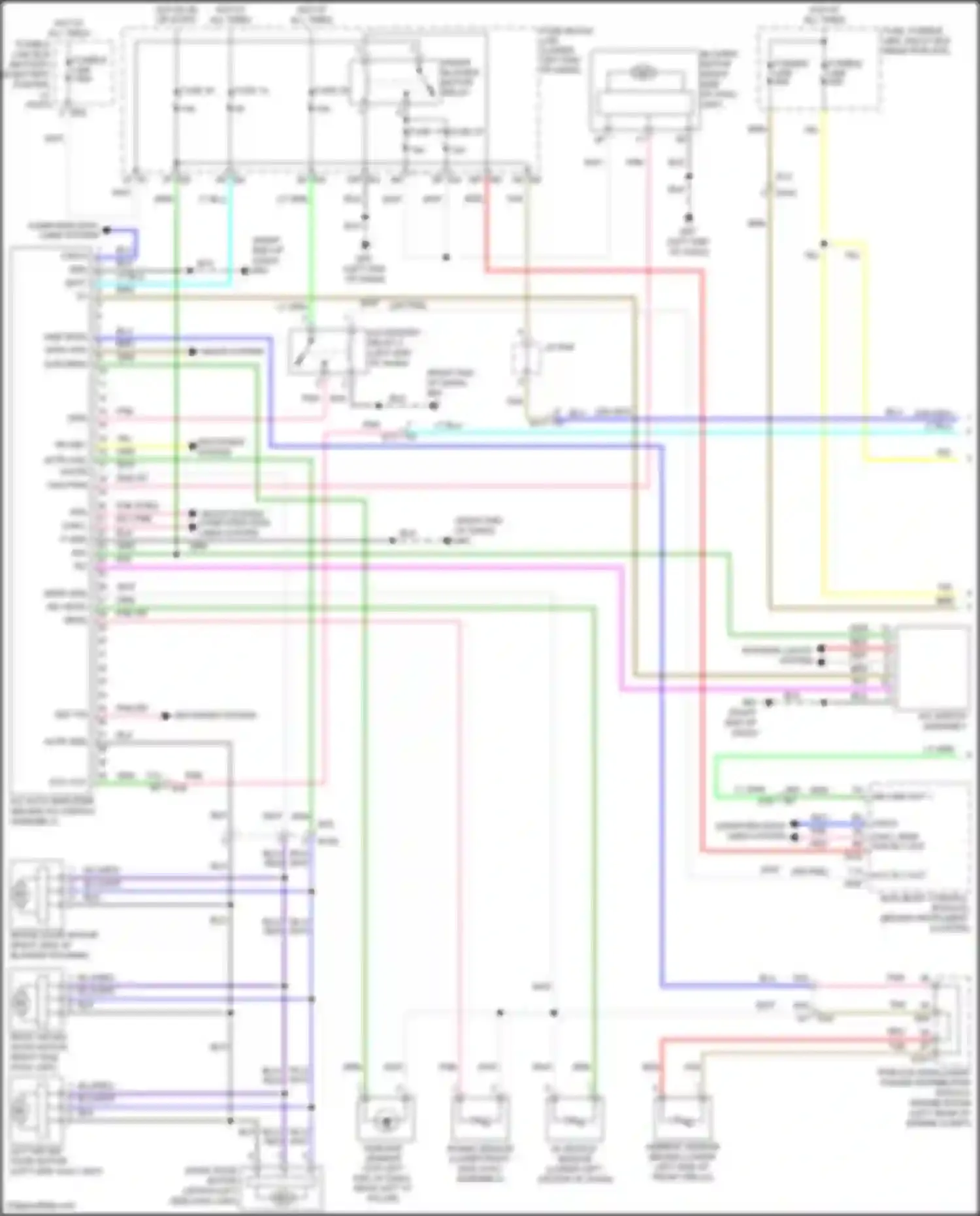 Teana Nissan L33 (2014-2020): Automatic a/c circuit (1 of 2)
