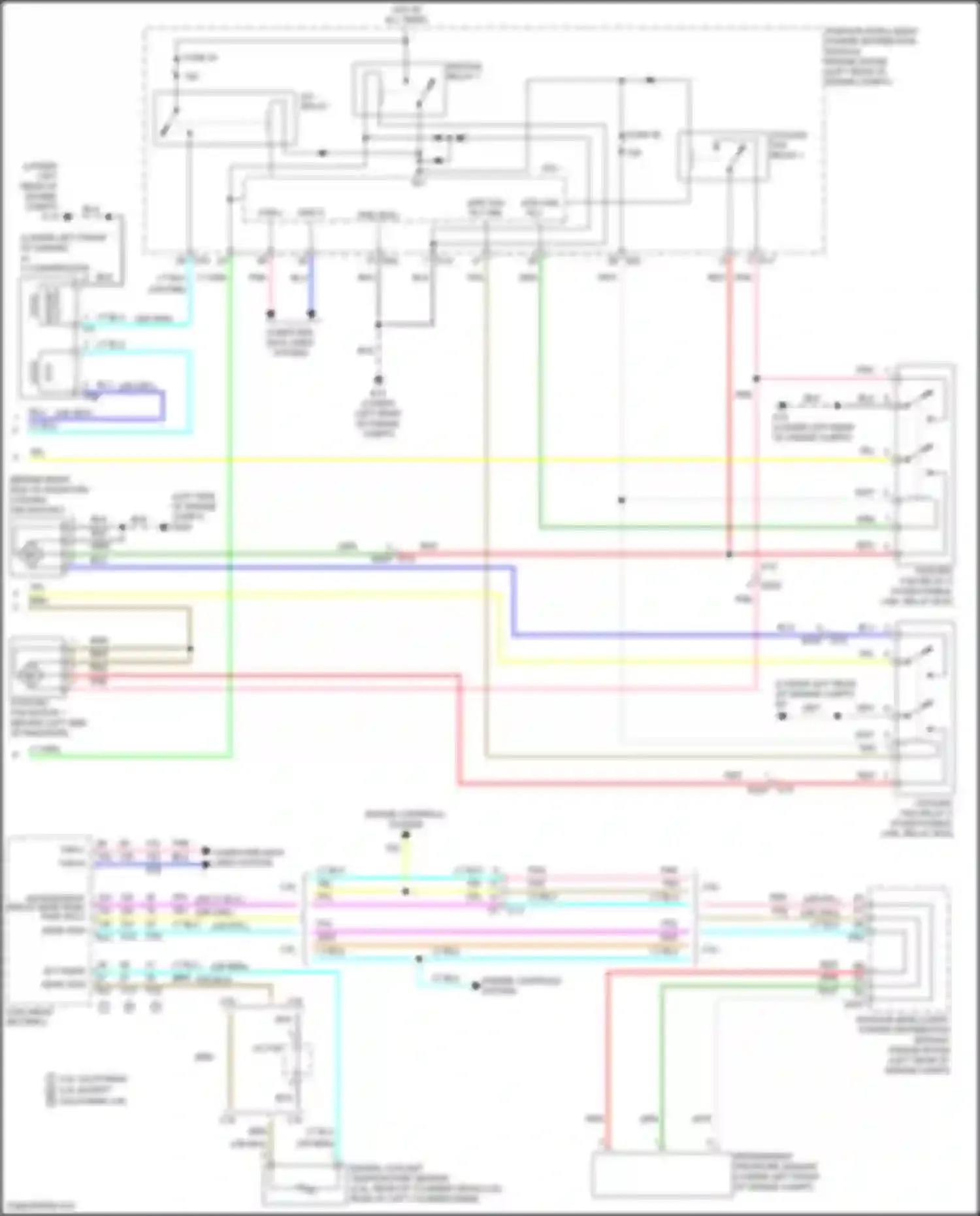 Teana Nissan L33 (2014-2020): Automatic a/c circuit (2 of 2)
