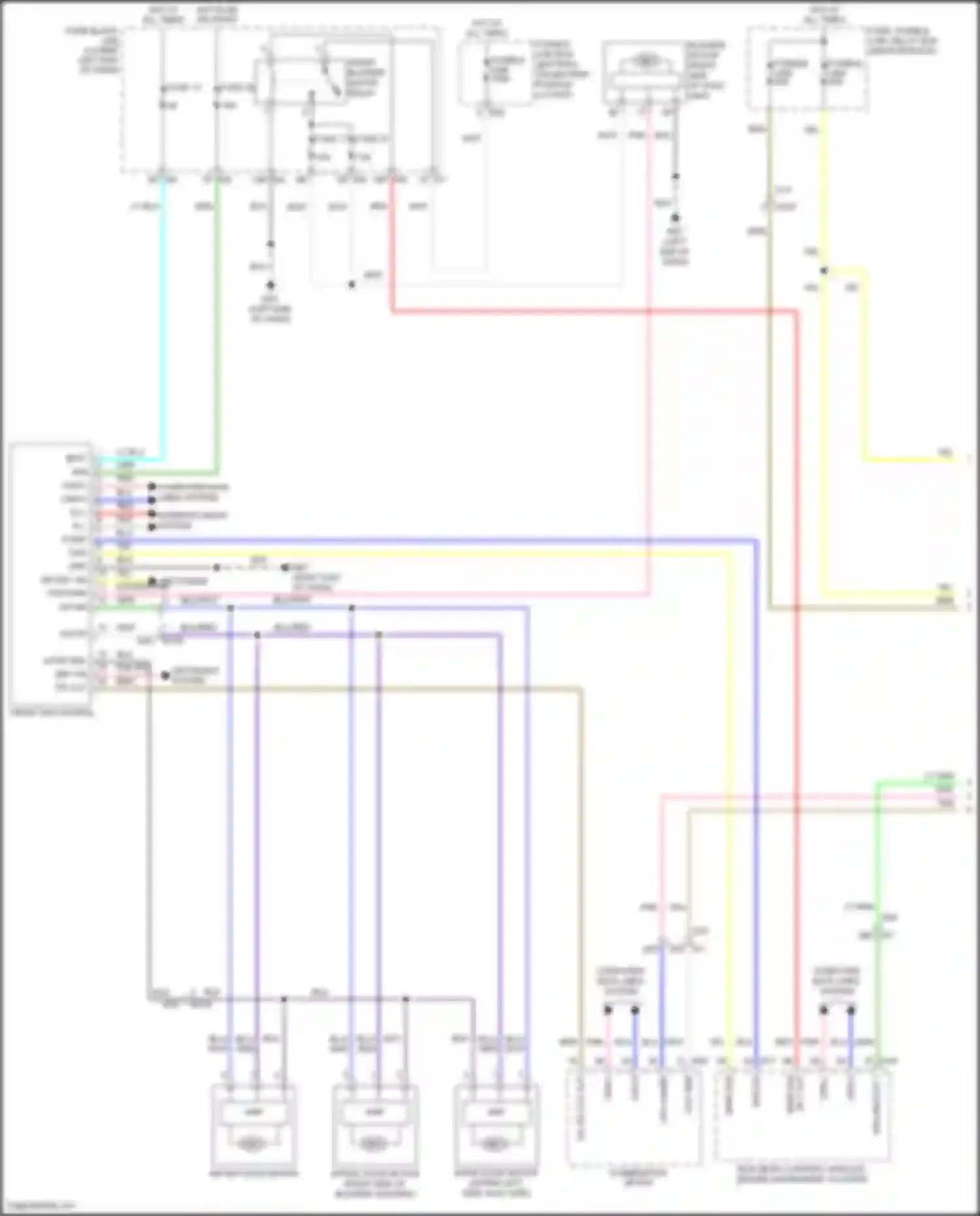 Teana Nissan L33 (2014-2020): Manual a/c circuit (1 of 2)