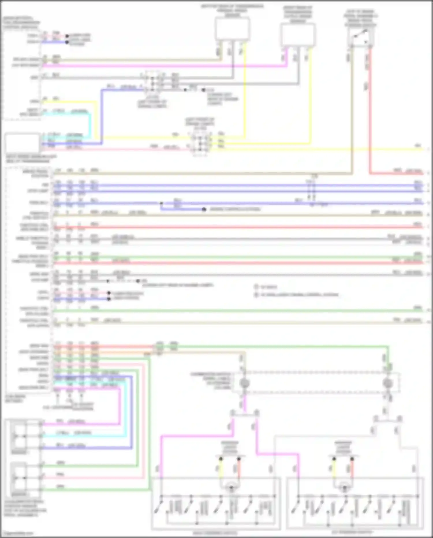 Teana Nissan L33 (2014-2020): Cruise control circuit (1 of 2)