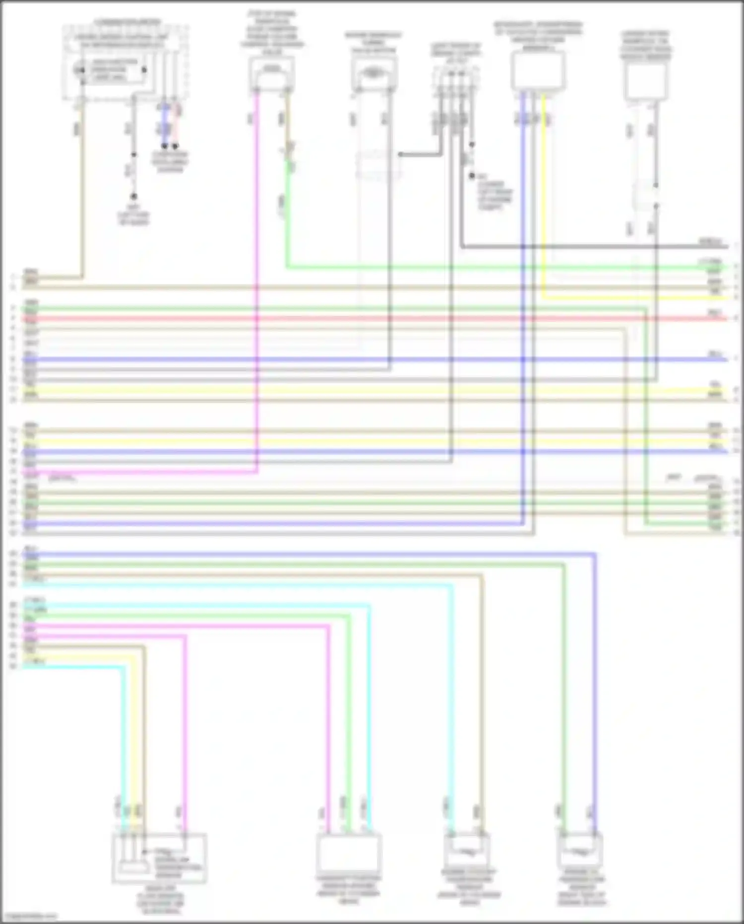 Teana Nissan L33 (2014-2020): Wiring diagram engine performance 2.5l (2 of 6)