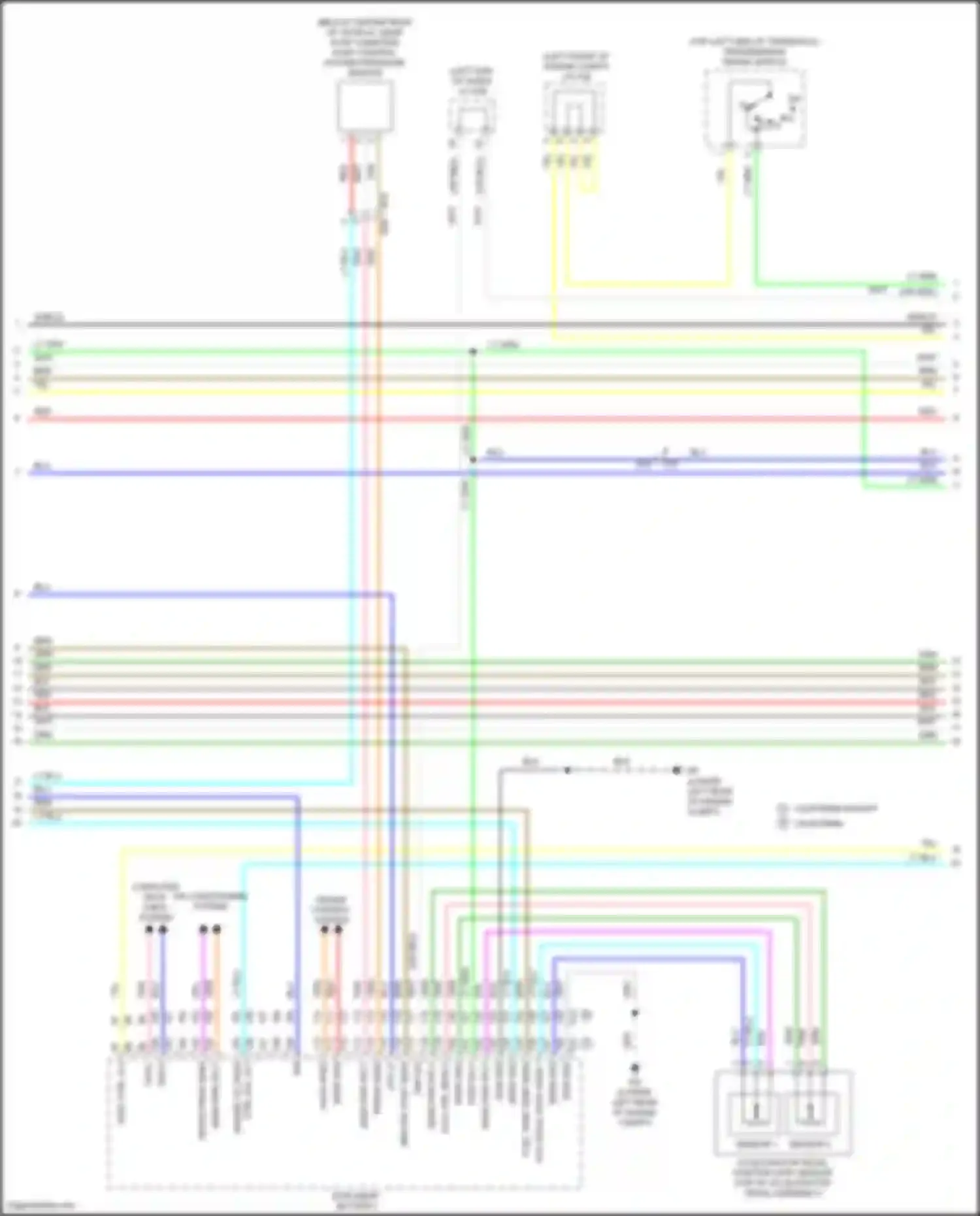 Teana Nissan L33 (2014-2020): Wiring diagram engine performance 2.5l (4 of 6)