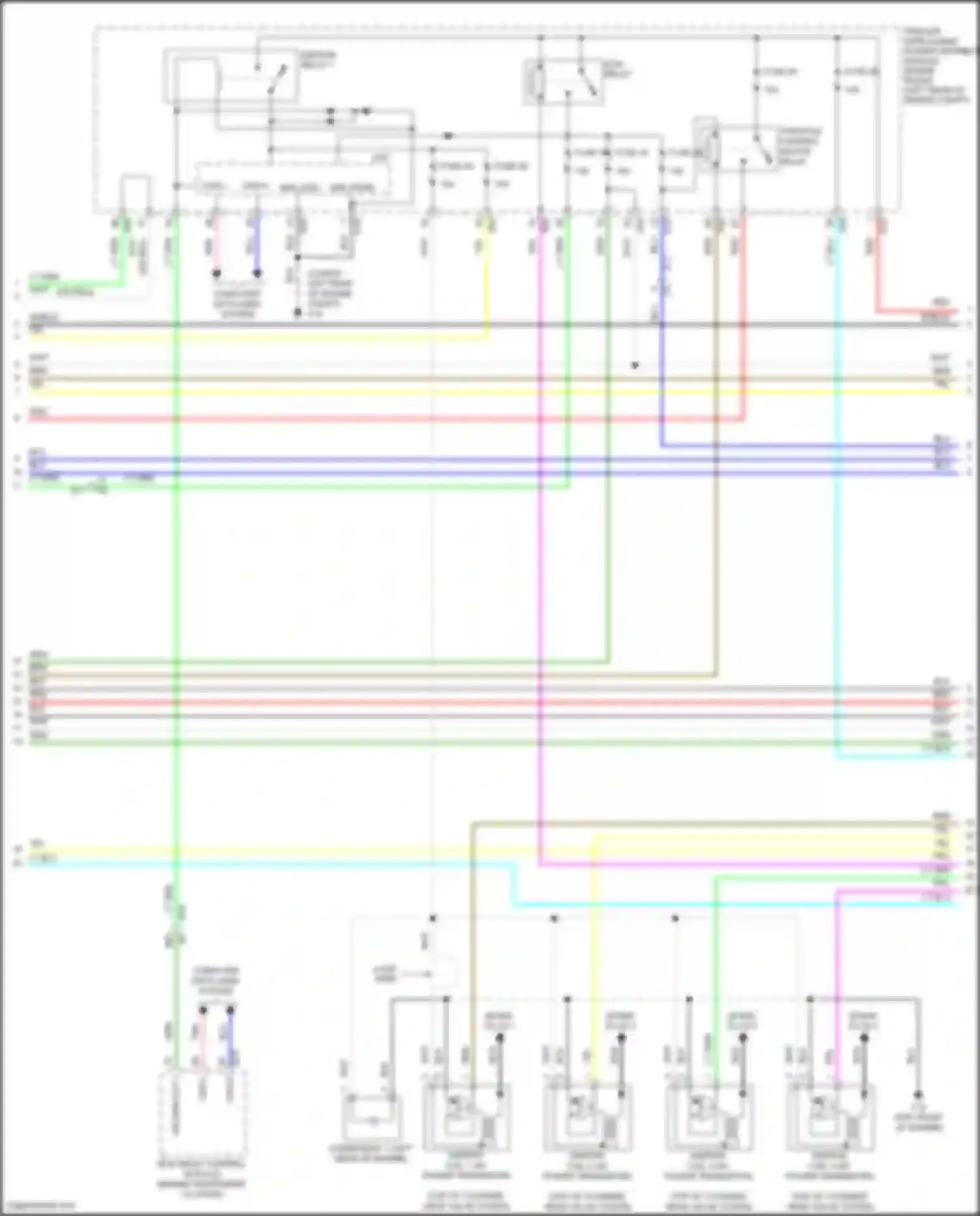 Teana Nissan L33 (2014-2020): Wiring diagram engine performance 2.5l (5 of 6)