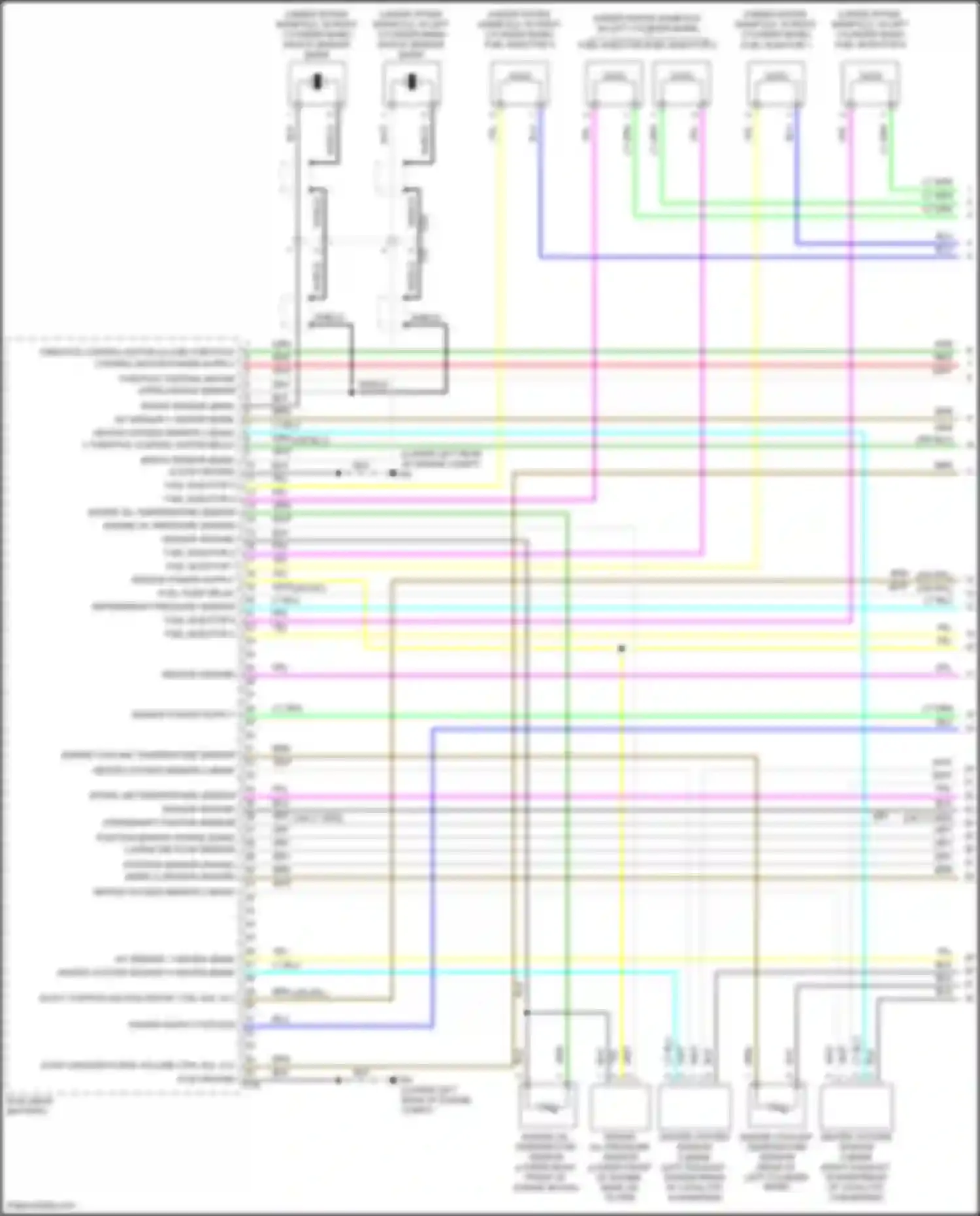 Teana Nissan L33 (2014-2020): Wiring diagram engine performance 3.5l (1 of 6)