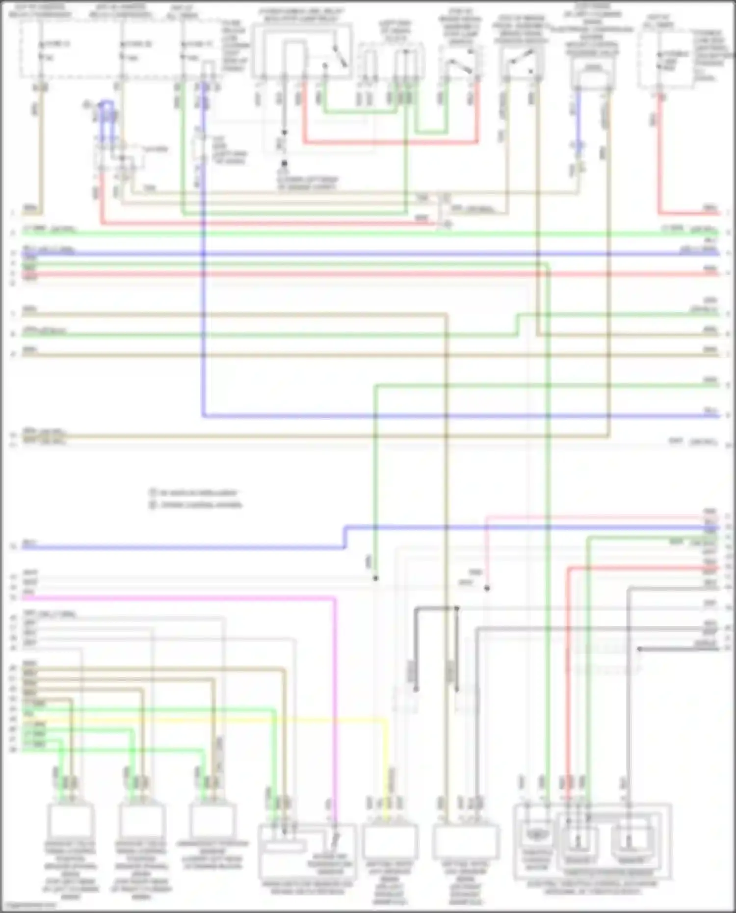 Teana Nissan L33 (2014-2020): Wiring diagram engine performance 3.5l (3 of 6)