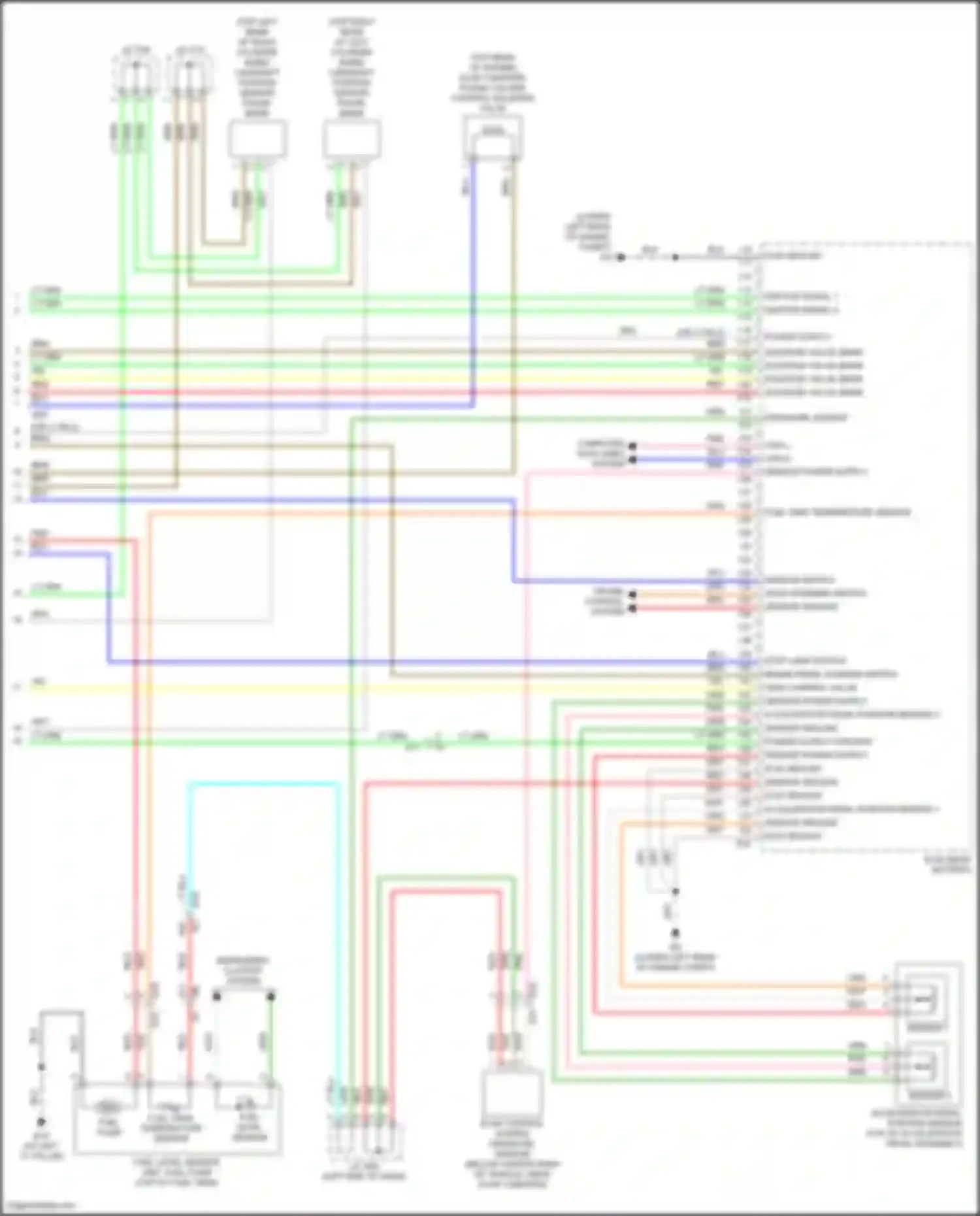 Teana Nissan L33 (2014-2020): Wiring diagram engine performance 3.5l (6 of 6)