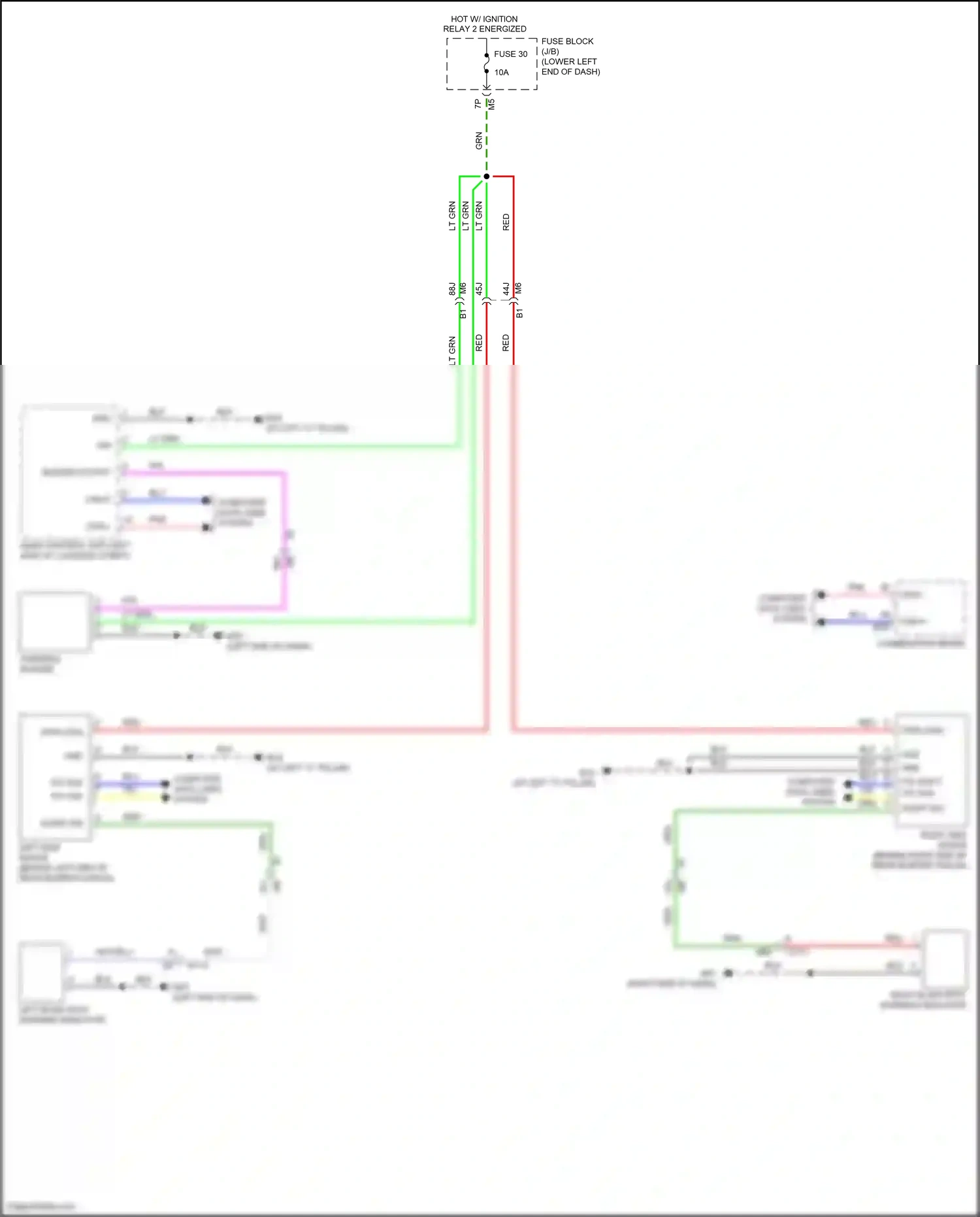 Wiring diagram computer data lines system for Nissan Teana L33 (2014-2020) (45 of 59)