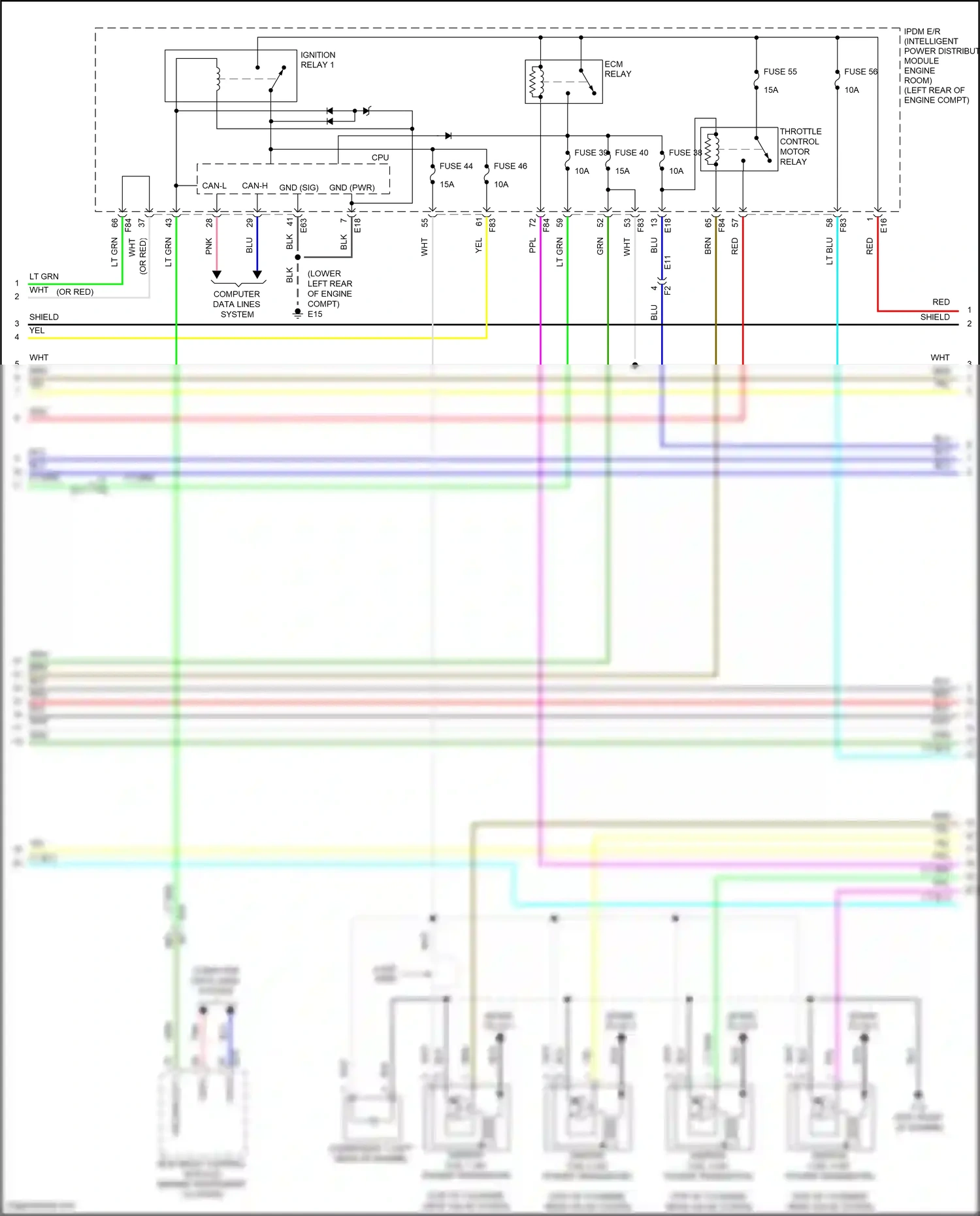 Wiring diagram computer data lines system for Nissan Teana L33 (2014-2020) (55 of 59)