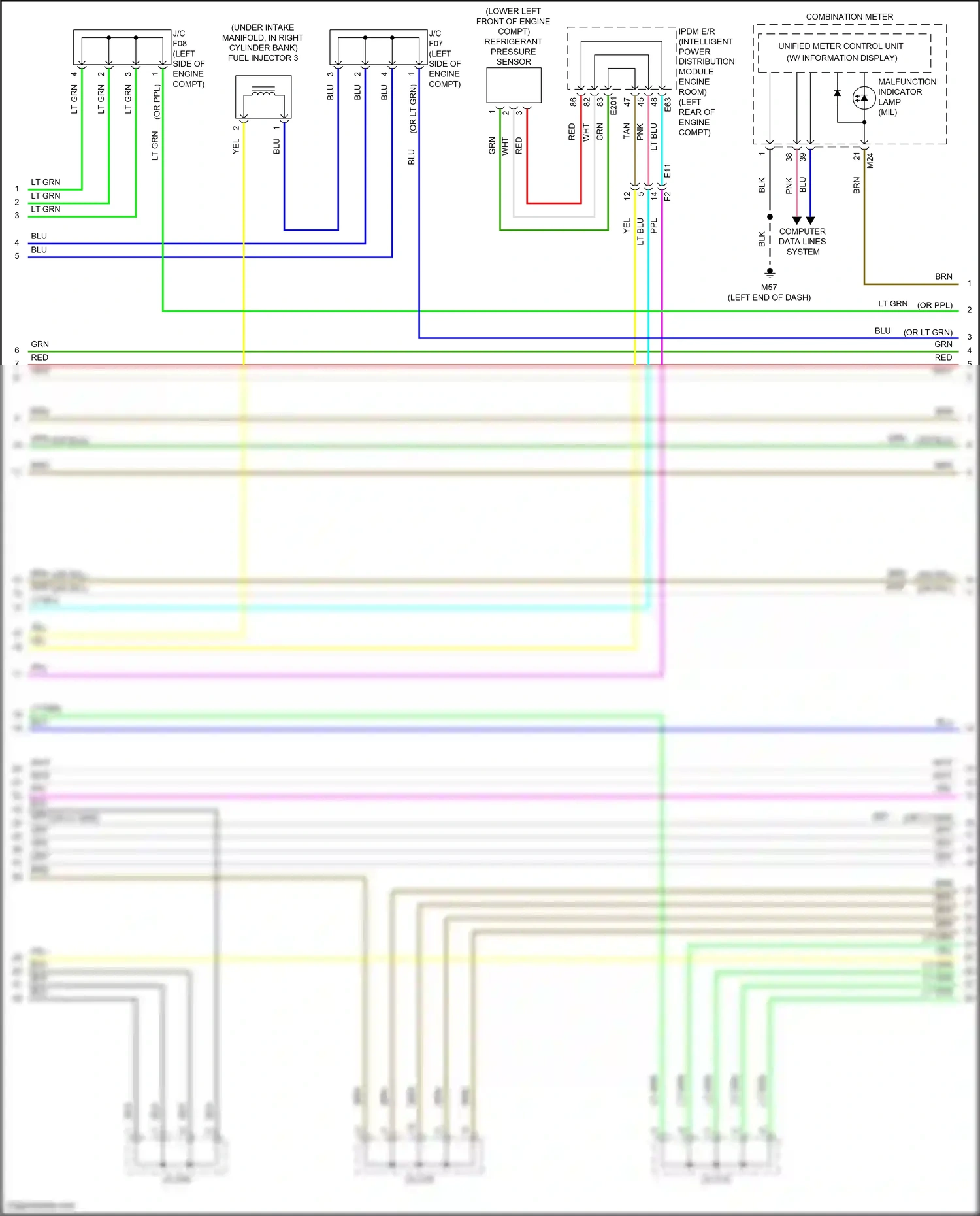 Wiring diagram computer data lines system for Nissan Teana L33 (2014-2020) (56 of 59)