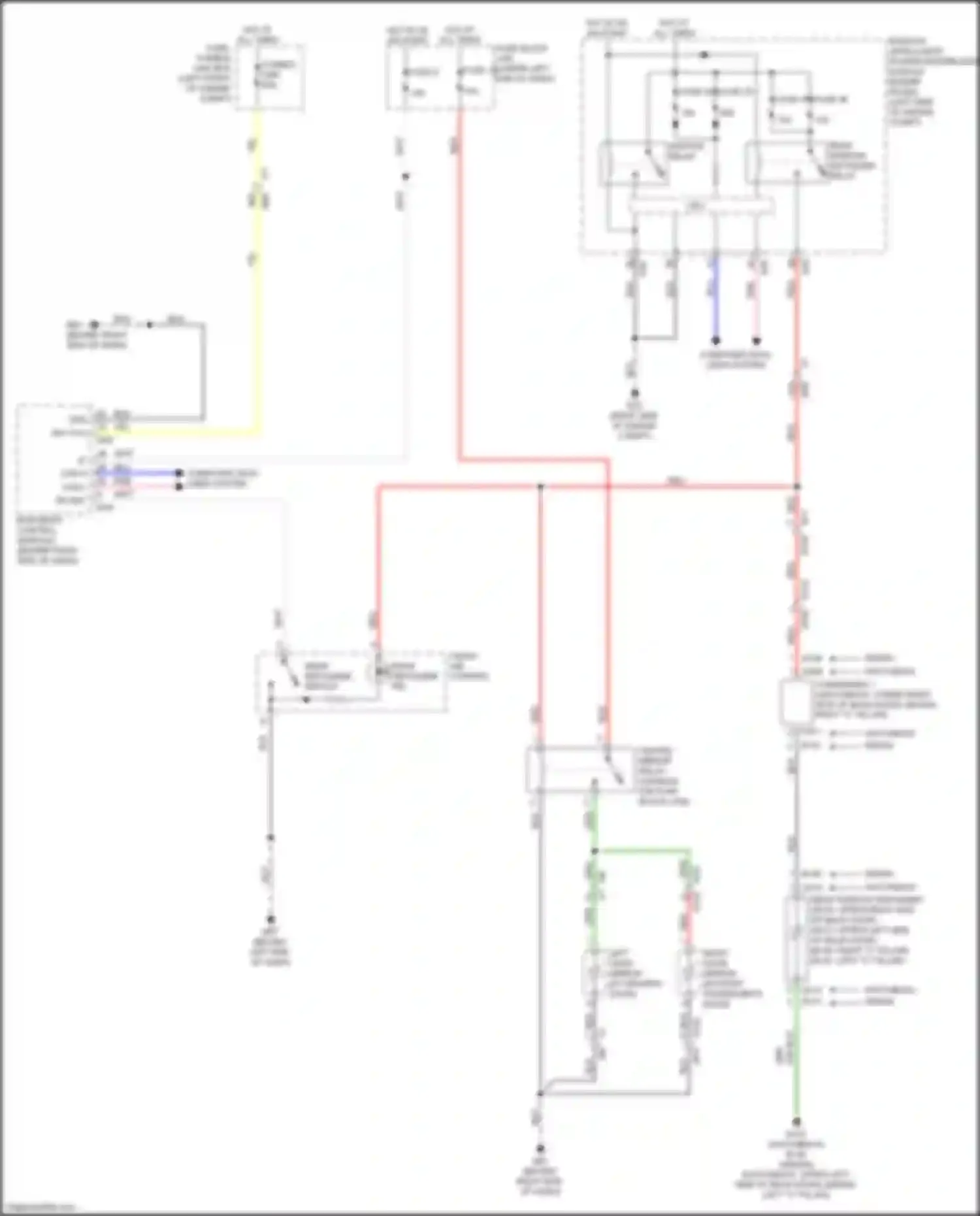 Tiida Nissan C11 facelift (2010-2013): Defoggers circuit
