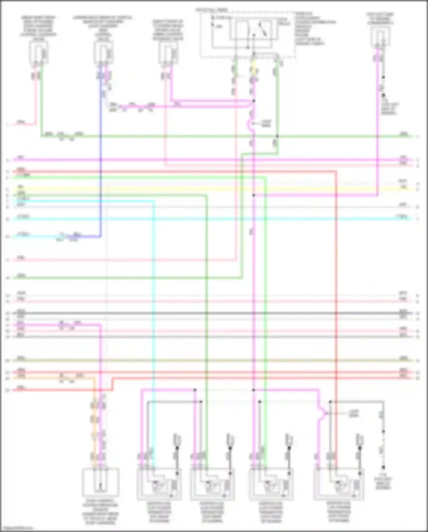 Tiida Nissan C11 facelift (2010-2013): Wiring diagram engine performance 1.8l (2 of 5)
