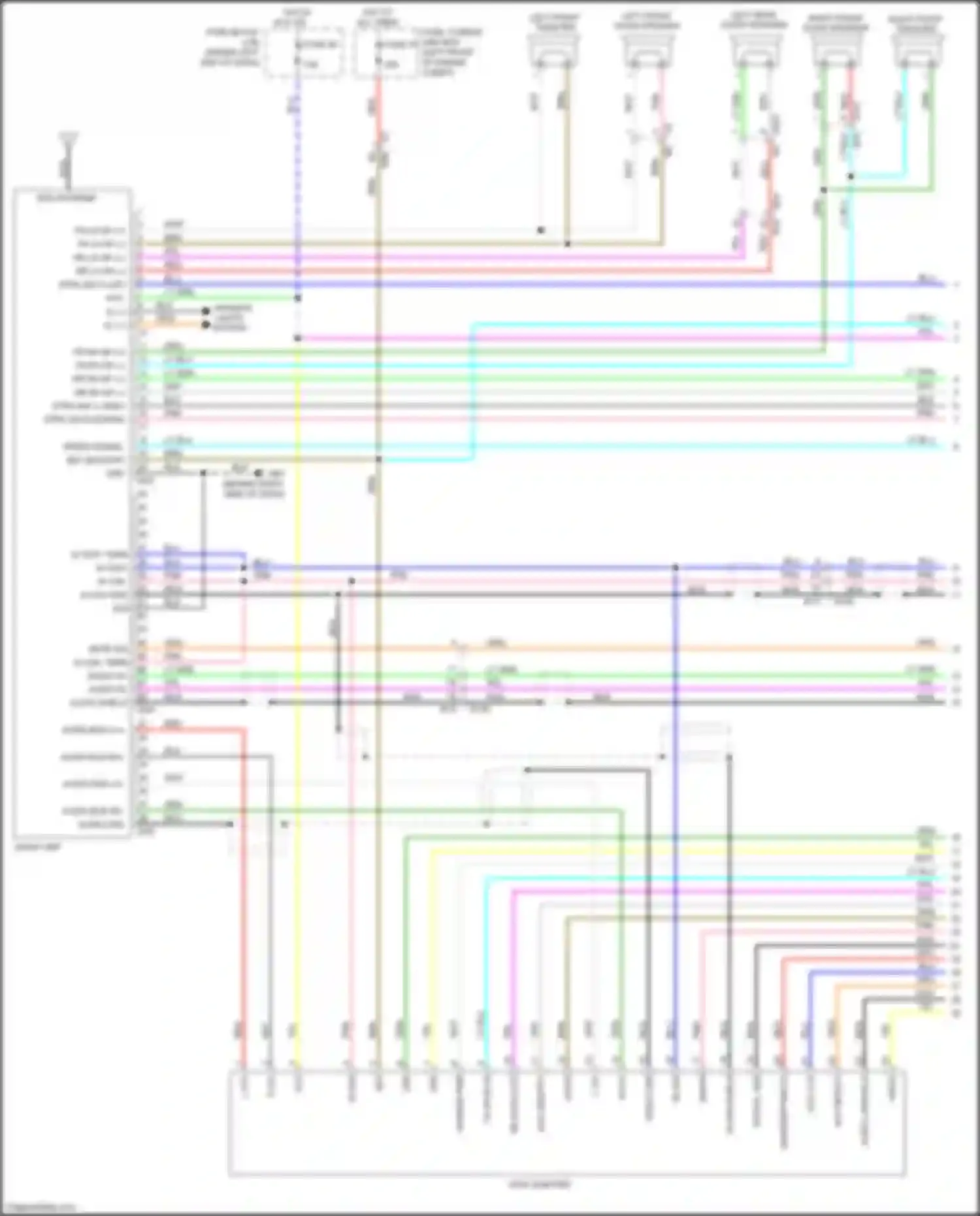 Tiida Nissan C11 facelift (2010-2013): Premium radio circuit, w/o navigation (1 of 2)