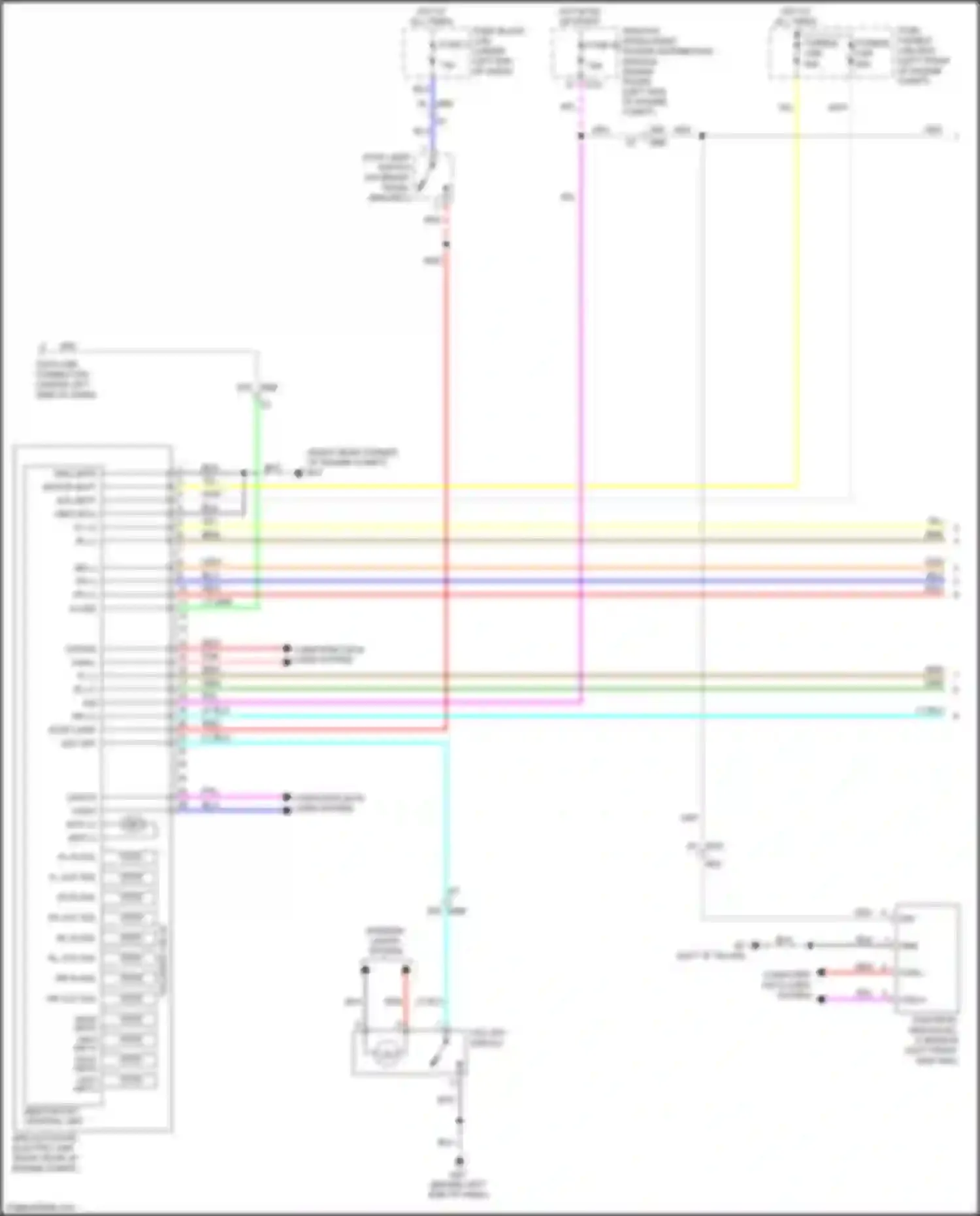 Wiring diagram computer data lines system for Nissan Tiida C11 facelift (2010-2013) (22 of 41)