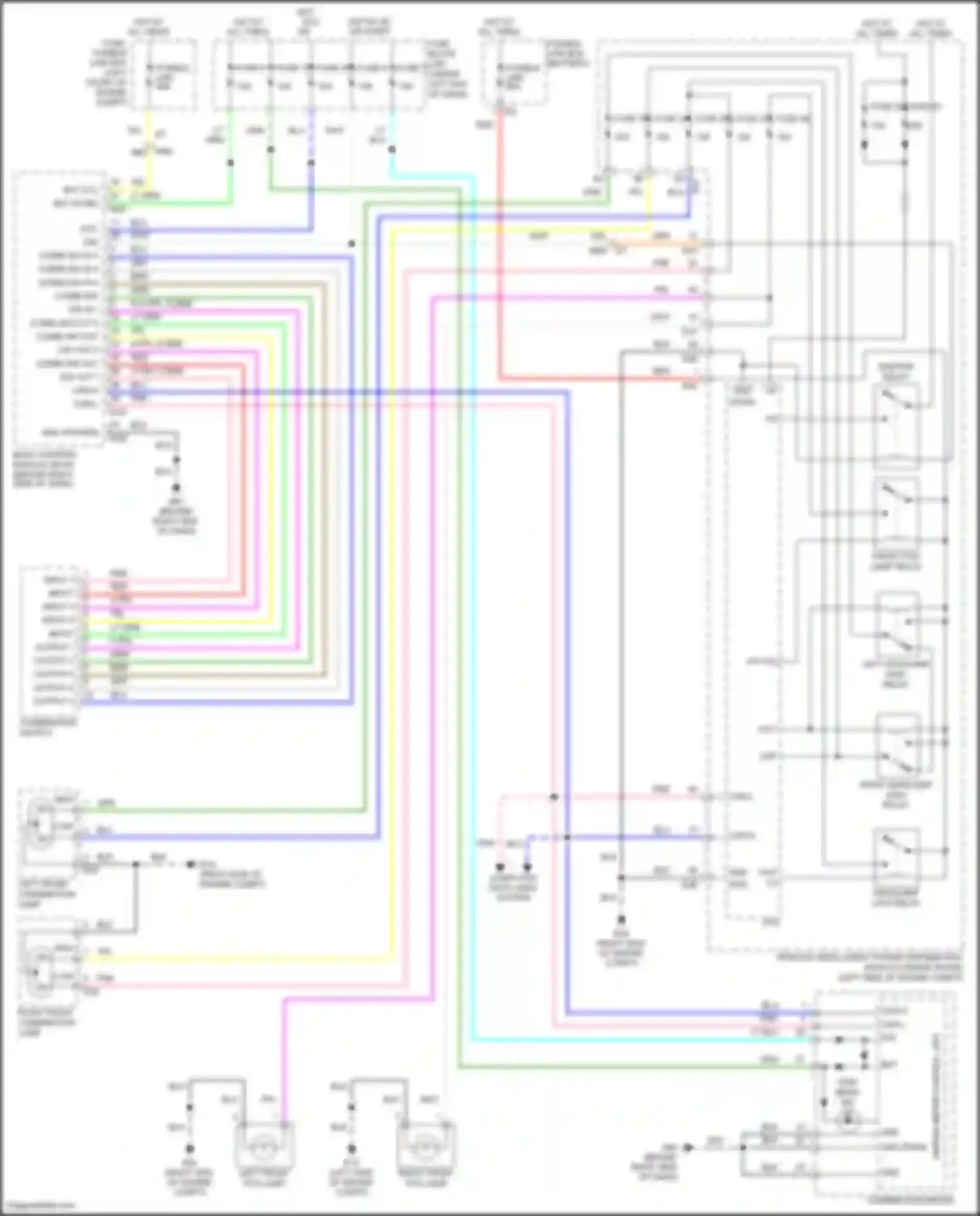 Wiring diagram computer data lines system for Nissan Tiida C11 facelift (2010-2013) (15 of 41)