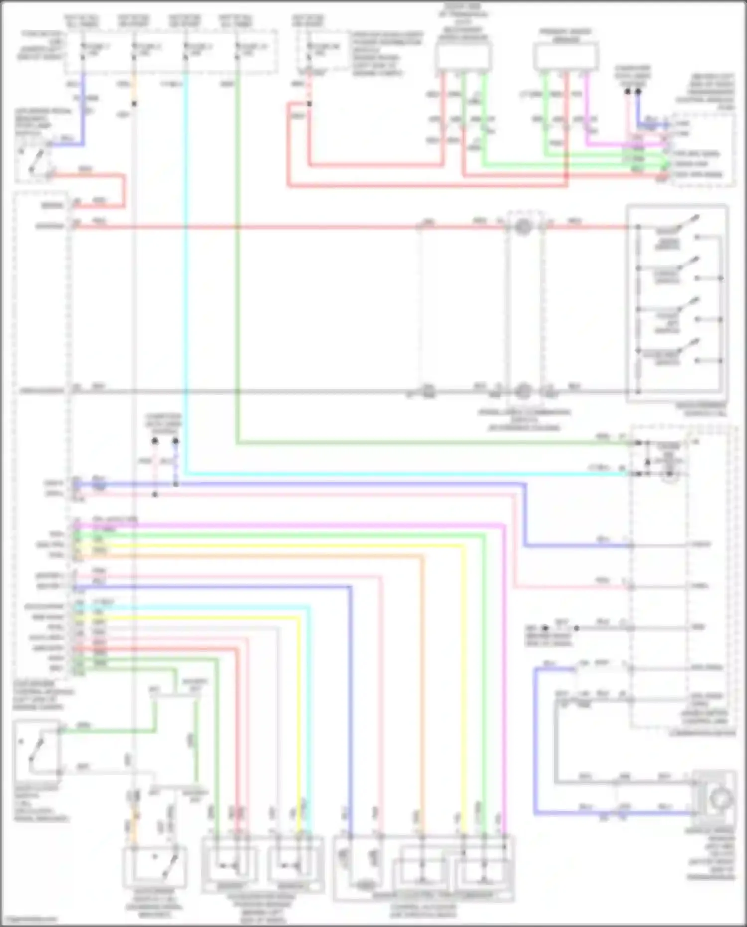 Wiring diagram computer data lines system for Nissan Tiida C11 facelift (2010-2013) (12 of 41)