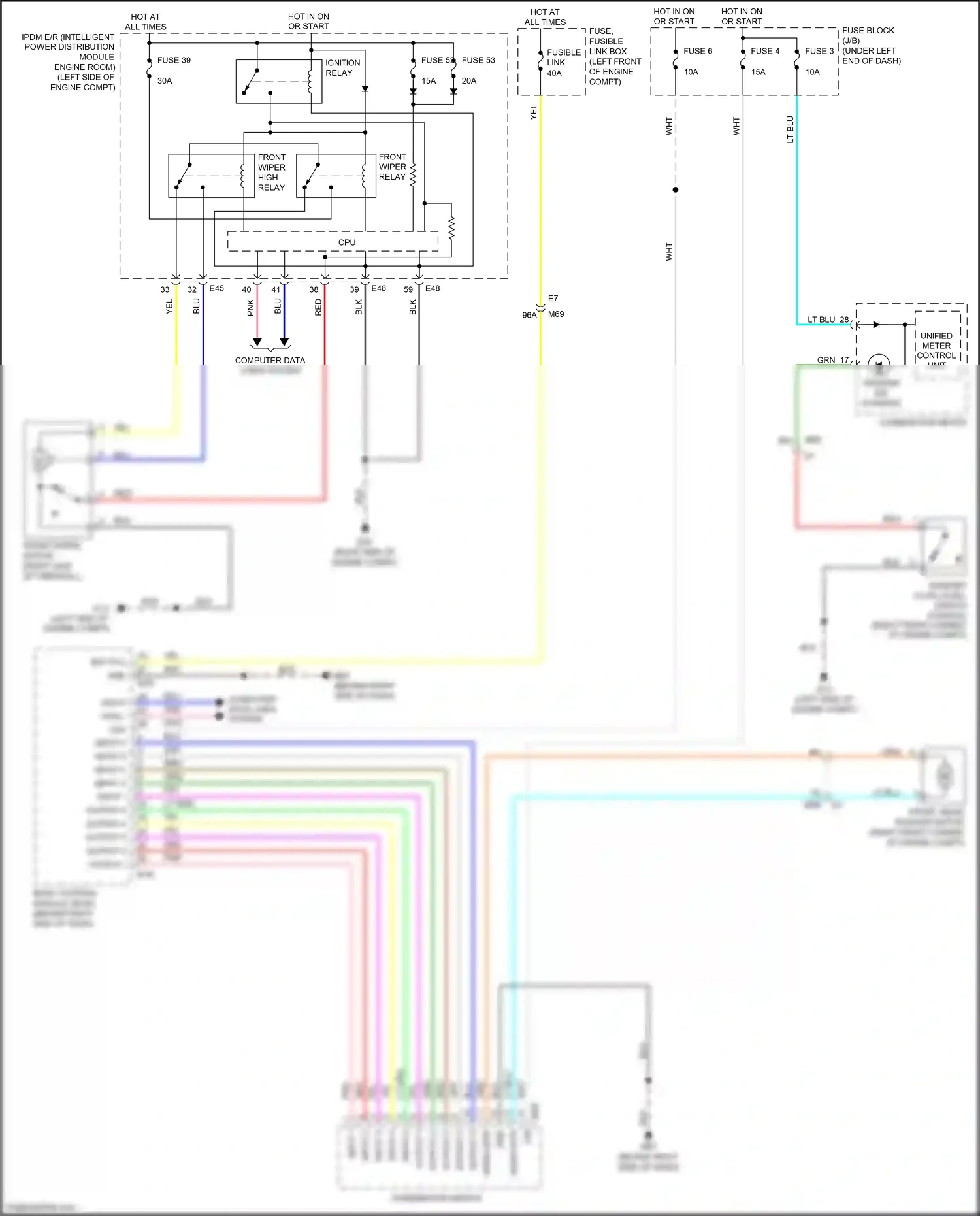Nissan Tiida C11 facelift (2010-2013) input 4 wiring diagram  (3 of 7)