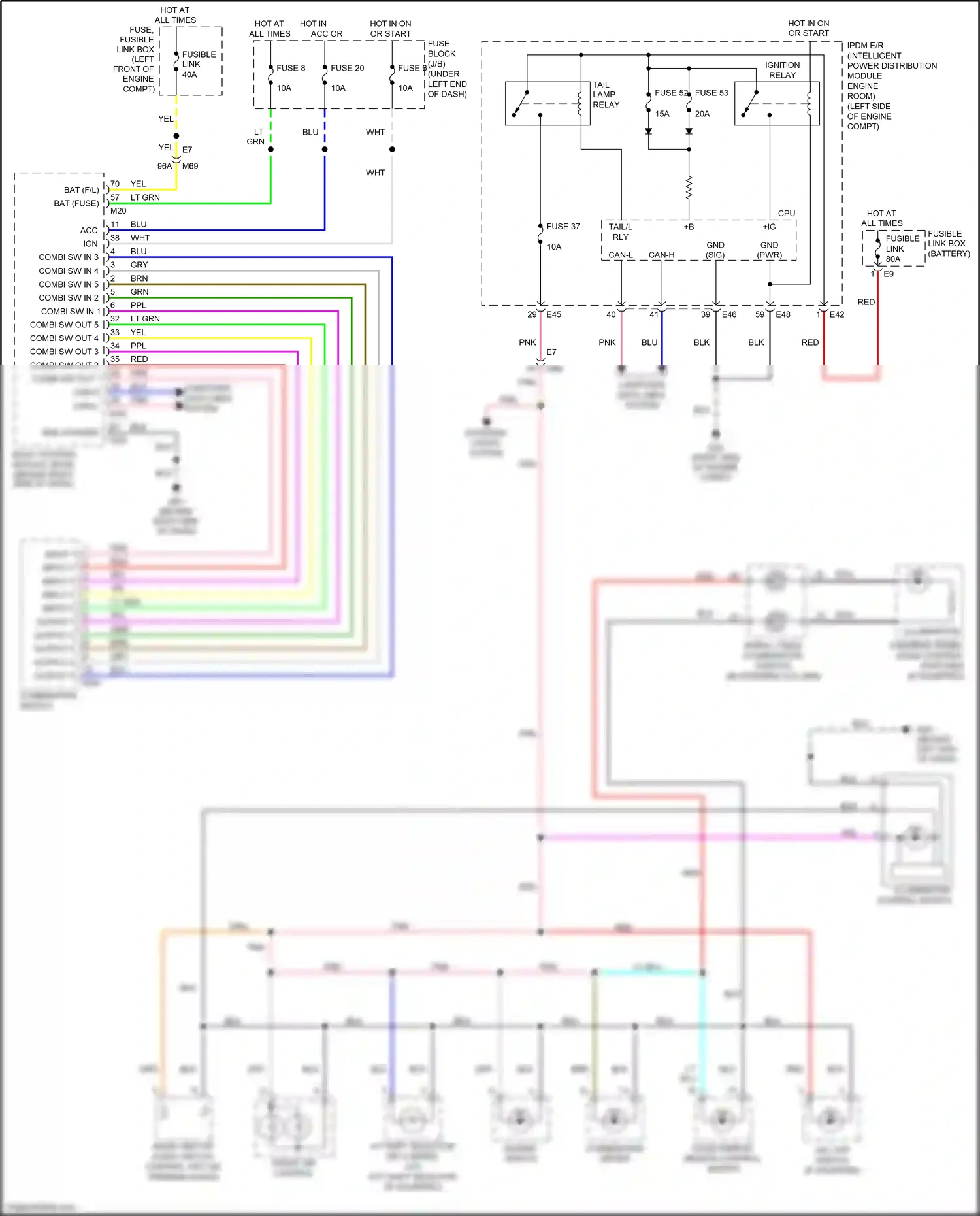 Nissan Tiida C11 facelift (2010-2013) input 4 wiring diagram  (6 of 7)