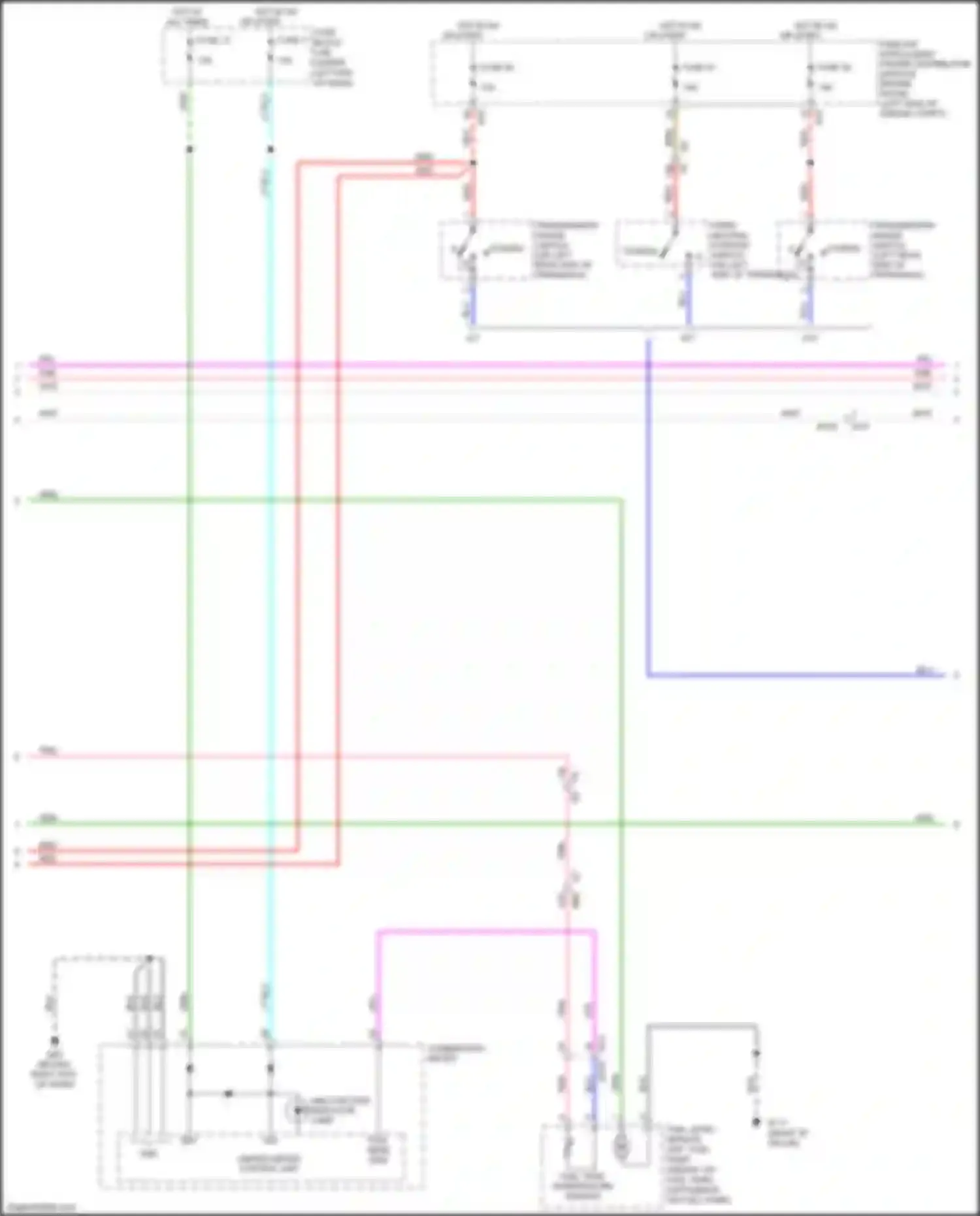 Wiring diagram unified meter control unit for Nissan Tiida C11 facelift (2010-2013) (19 of 20)