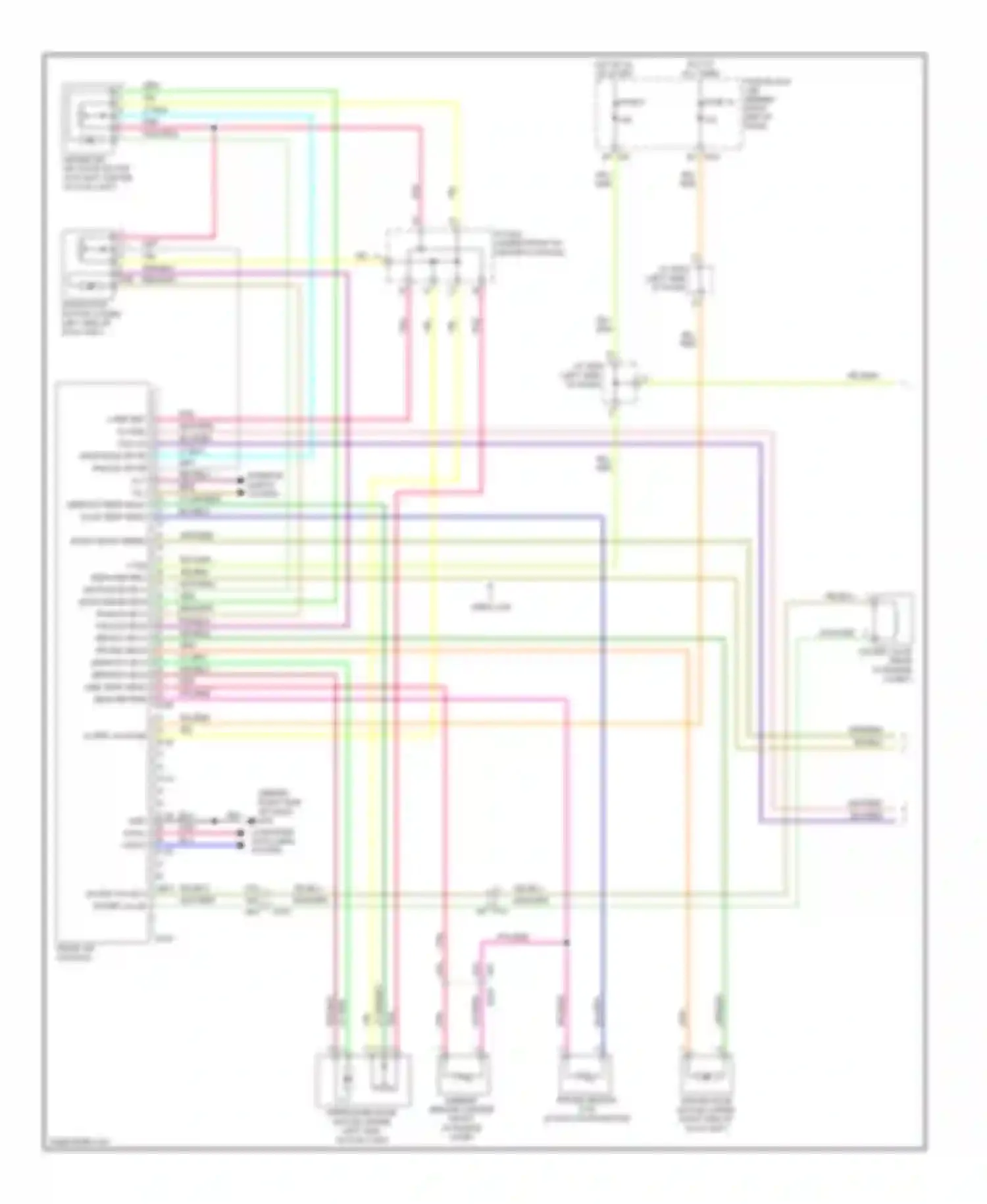 Titan Nissan I facelift (2007-2015): Manual a/c circuit, 2 control dial system (1 of 2)