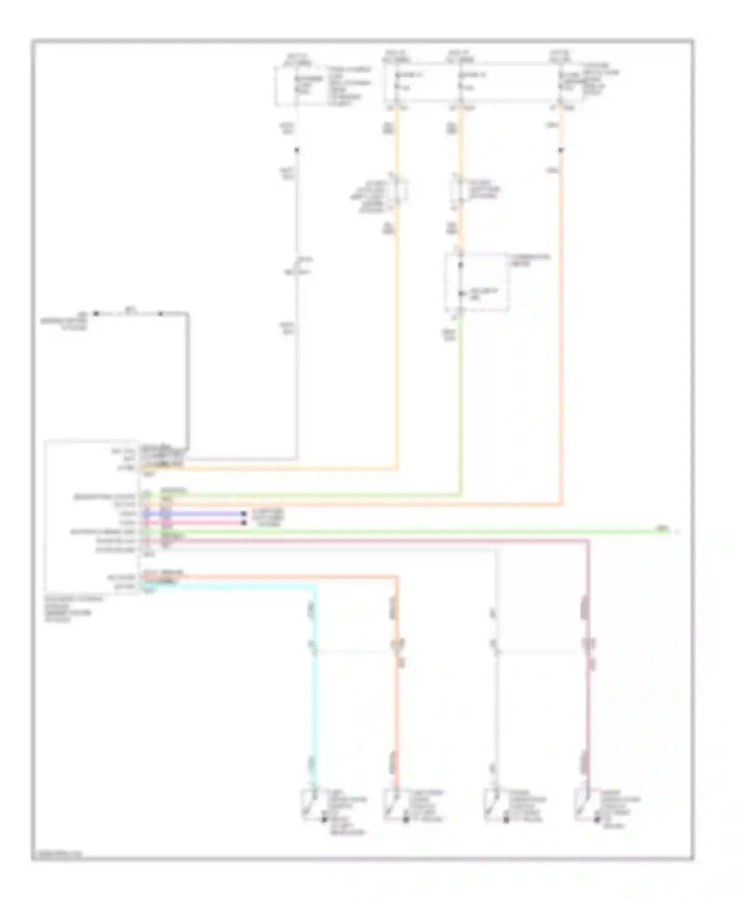 Titan Nissan I facelift (2007-2015): Forced entry circuit, crew cab (1 of 2)