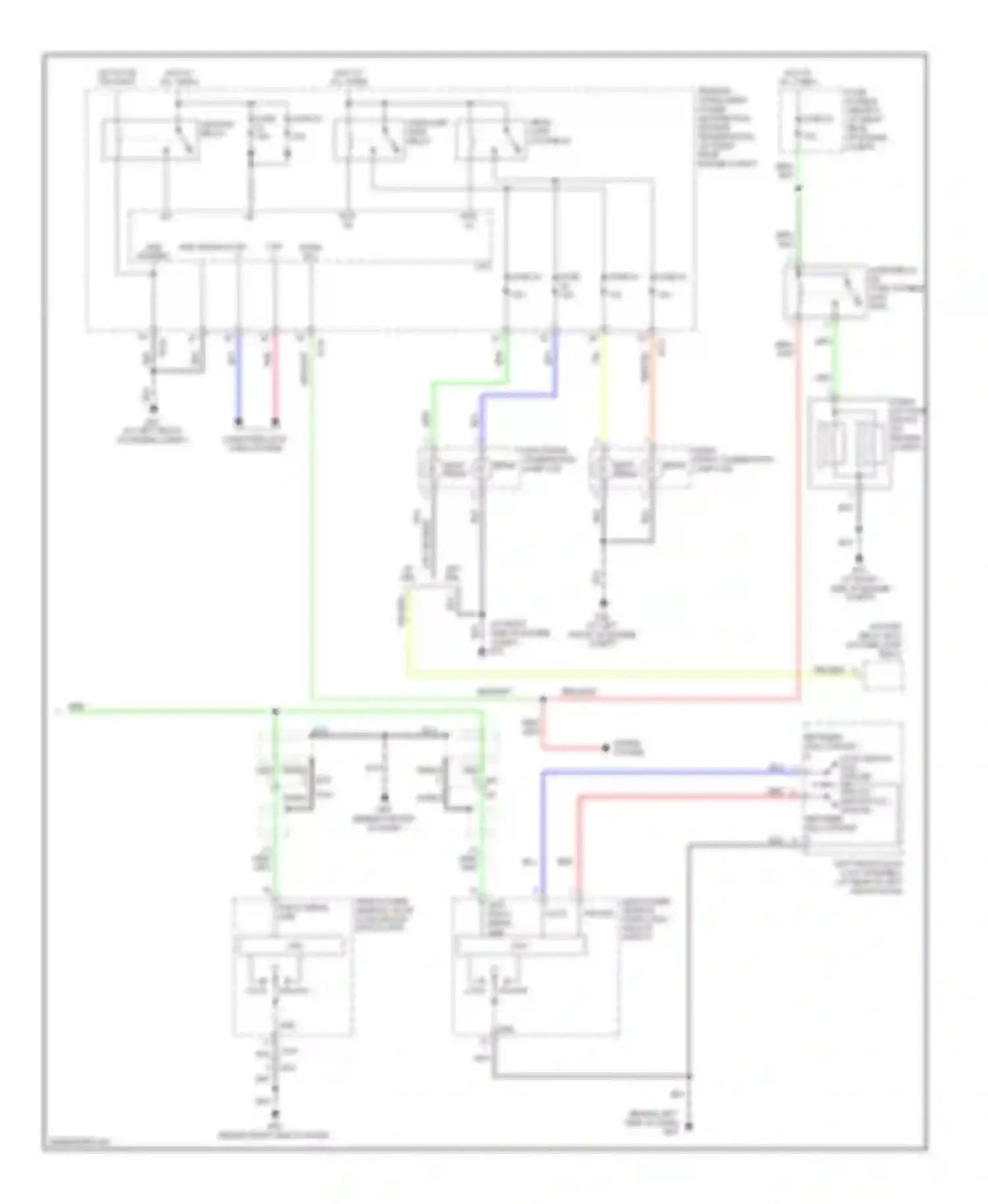 Titan Nissan I facelift (2007-2015): Forced entry circuit, king cab (2 of 2)