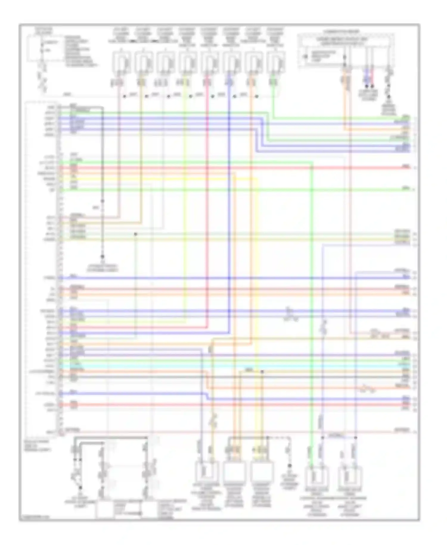 Titan Nissan I facelift (2007-2015): Wiring diagram engine performance 5.6l flex fuel (1 of 4)