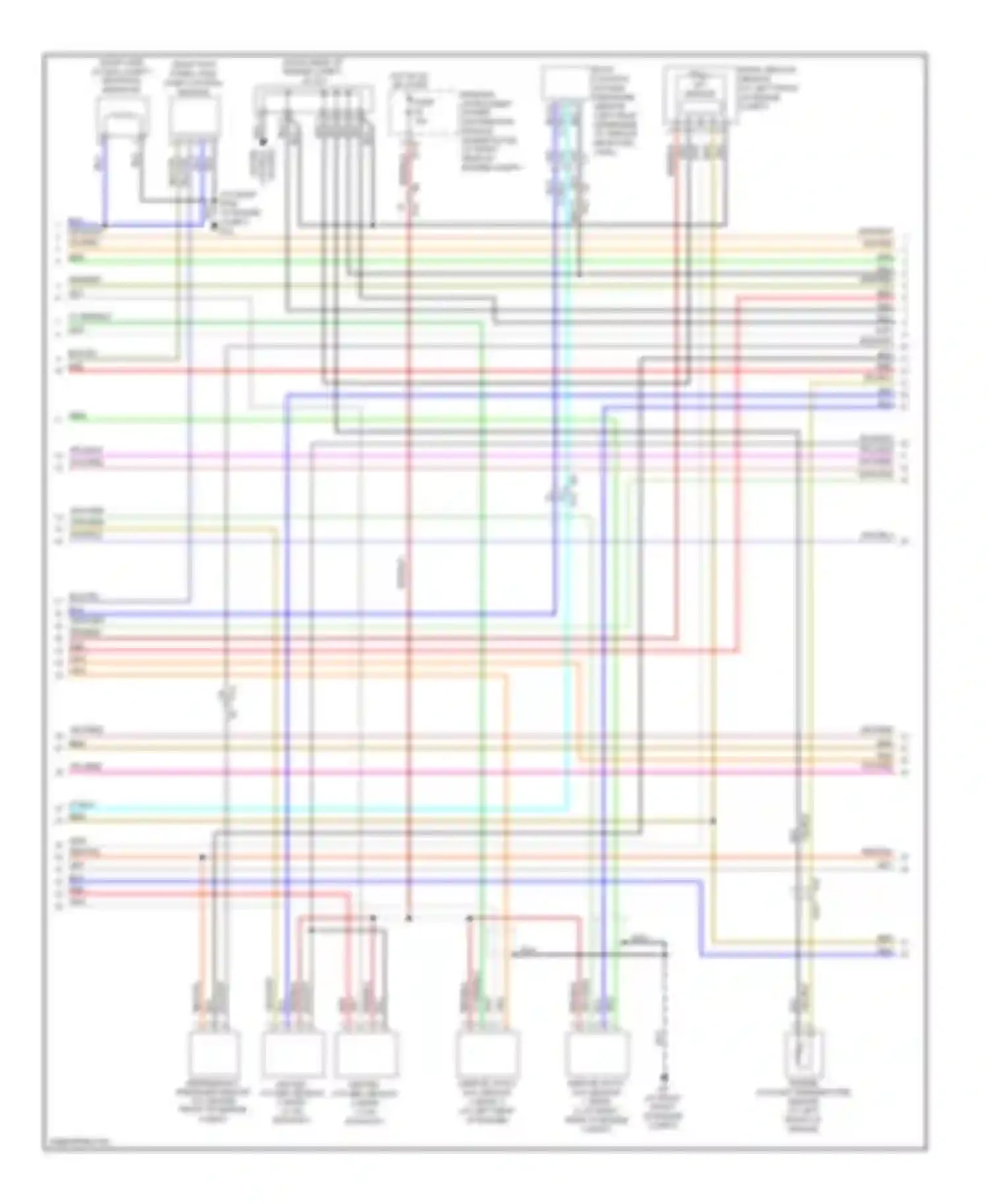 Titan Nissan I facelift (2007-2015): Wiring diagram engine performance 5.6l flex fuel (3 of 4)